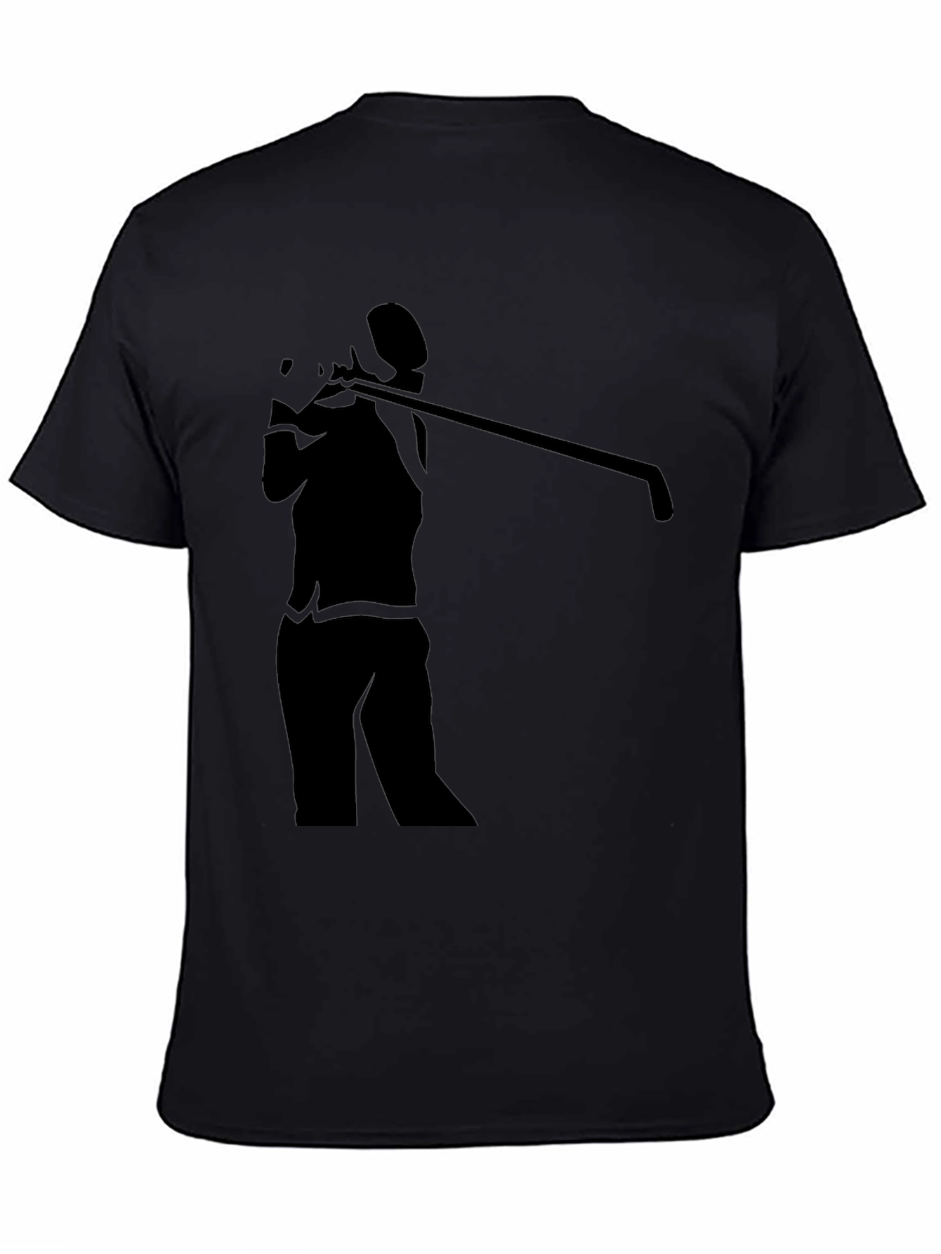Golf Silhouette T-Shirt - Stylish Golfer Tee