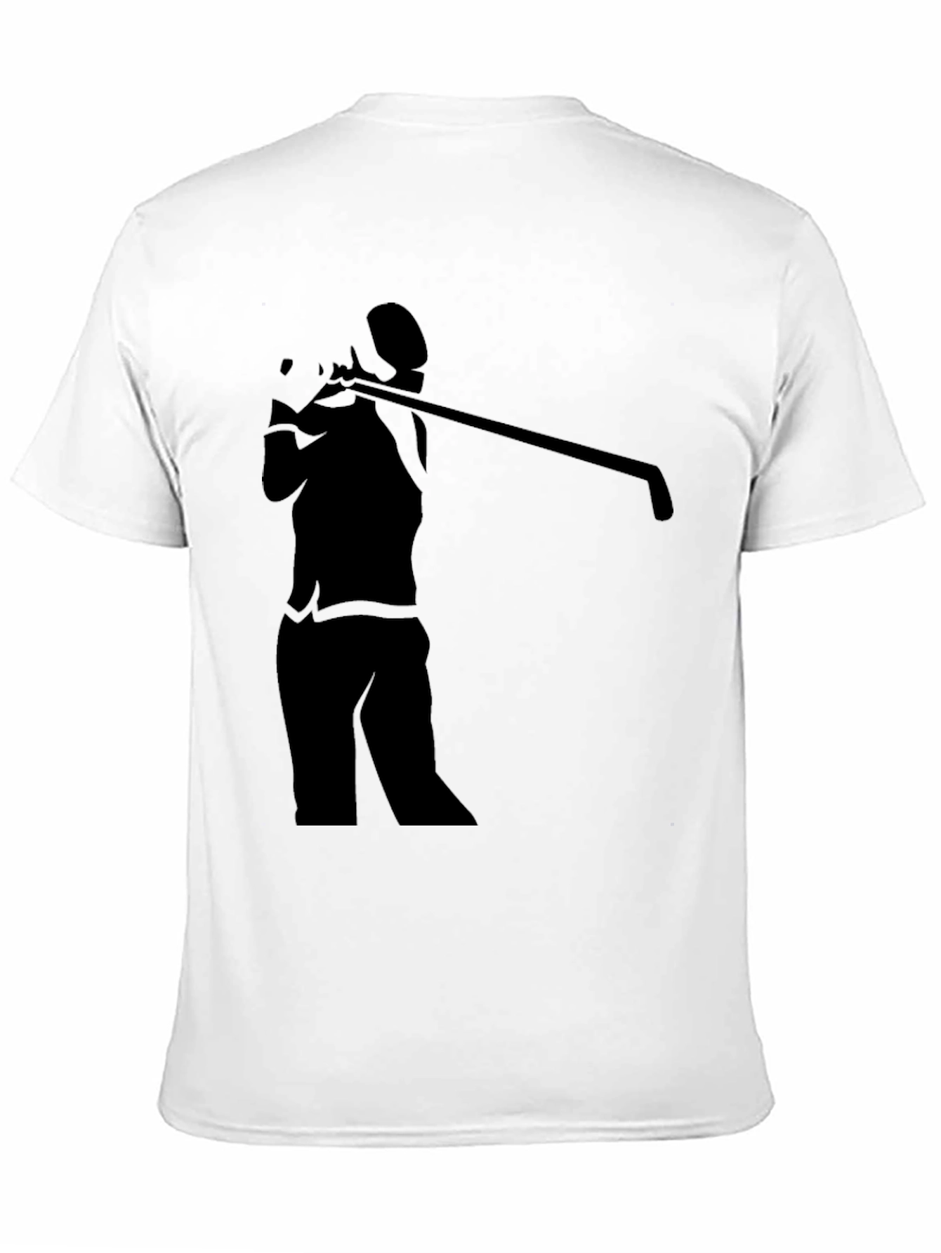 Golf Silhouette T-Shirt - Stylish Golfer Tee