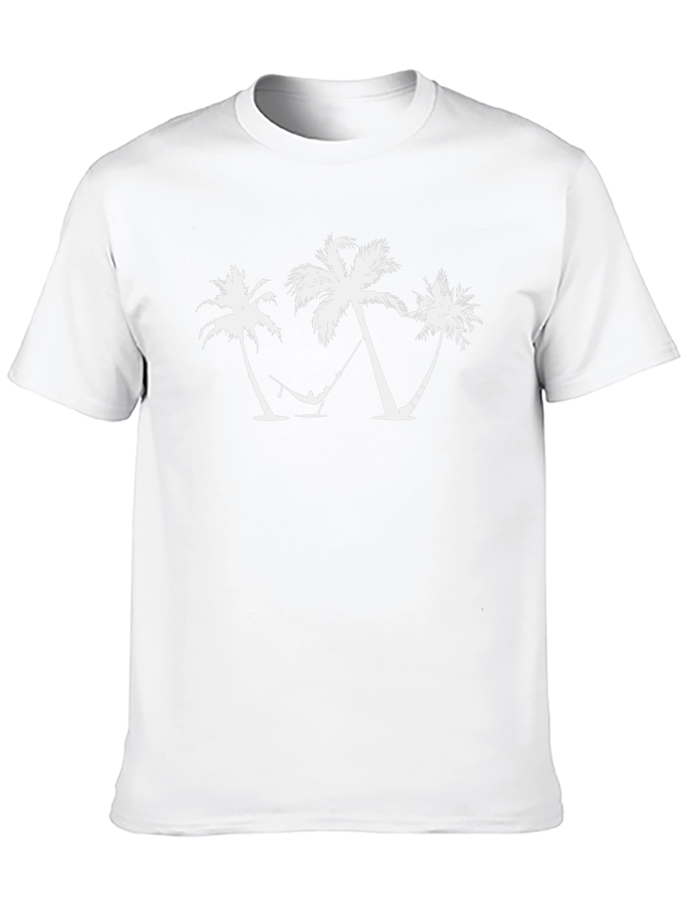 Palm Tree Hammock Graphic T-Shirt