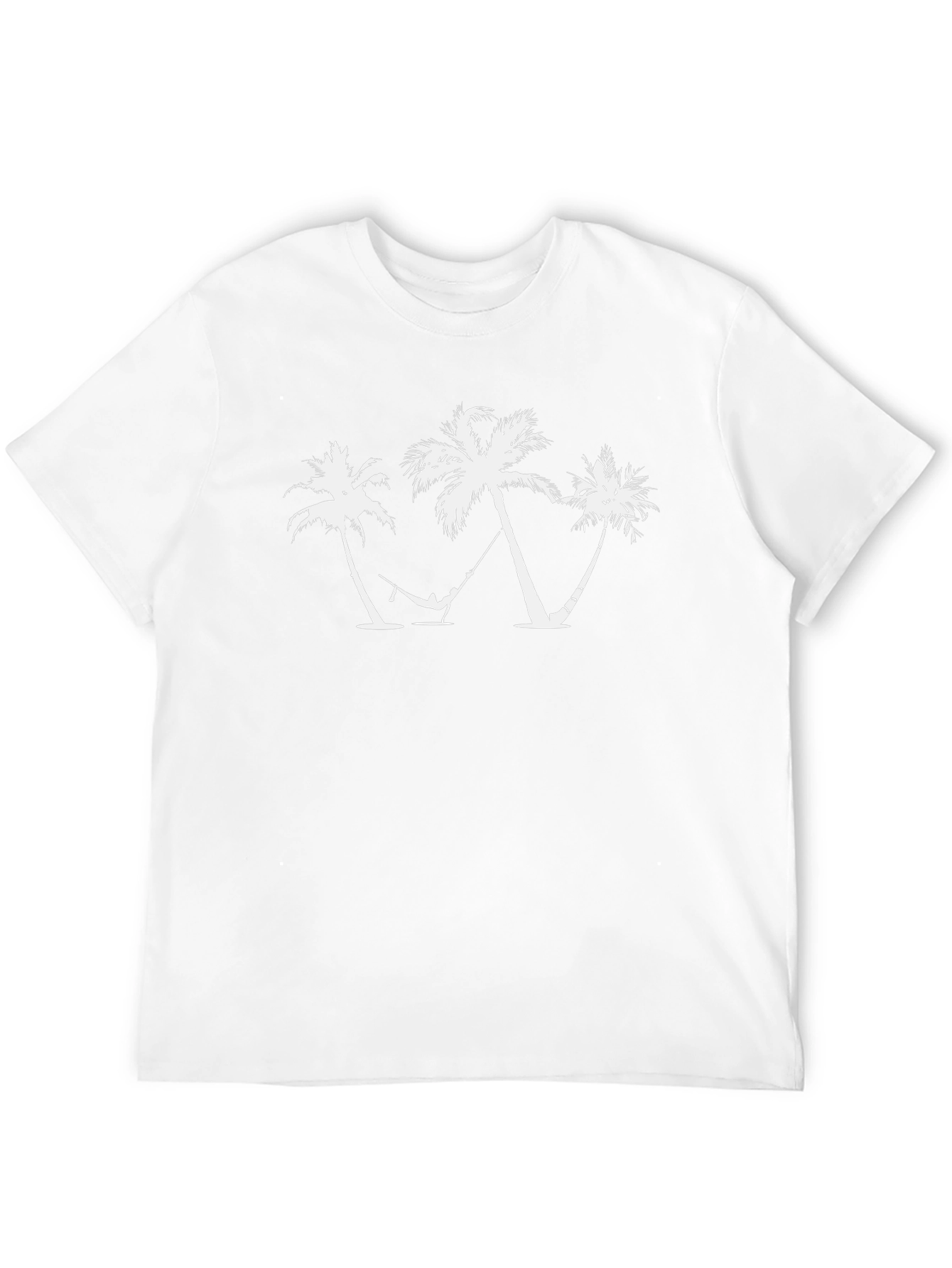 Palm Tree Hammock Graphic T-Shirt