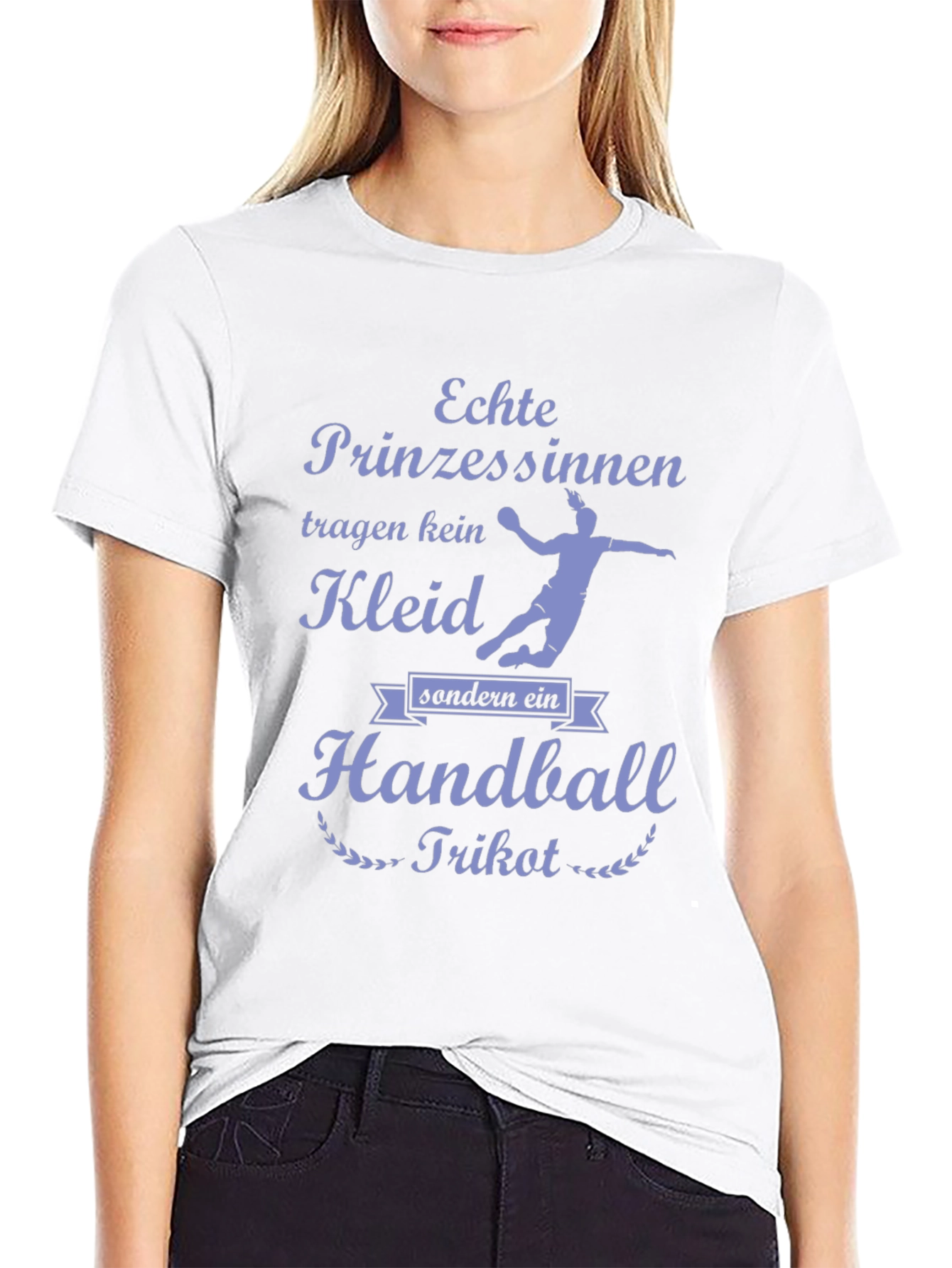 Handball Princess T-Shirt - Black Cotton Tee