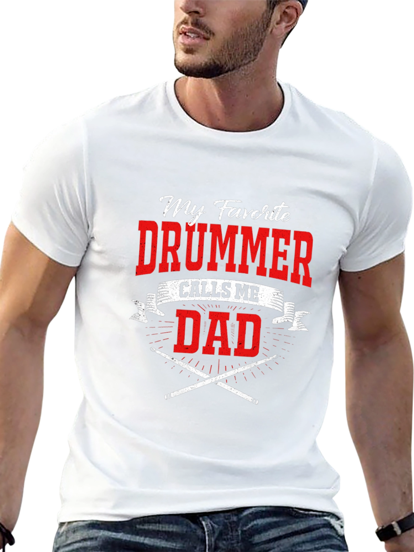 My Favorite Drummer Calls Me Dad T-Shirt