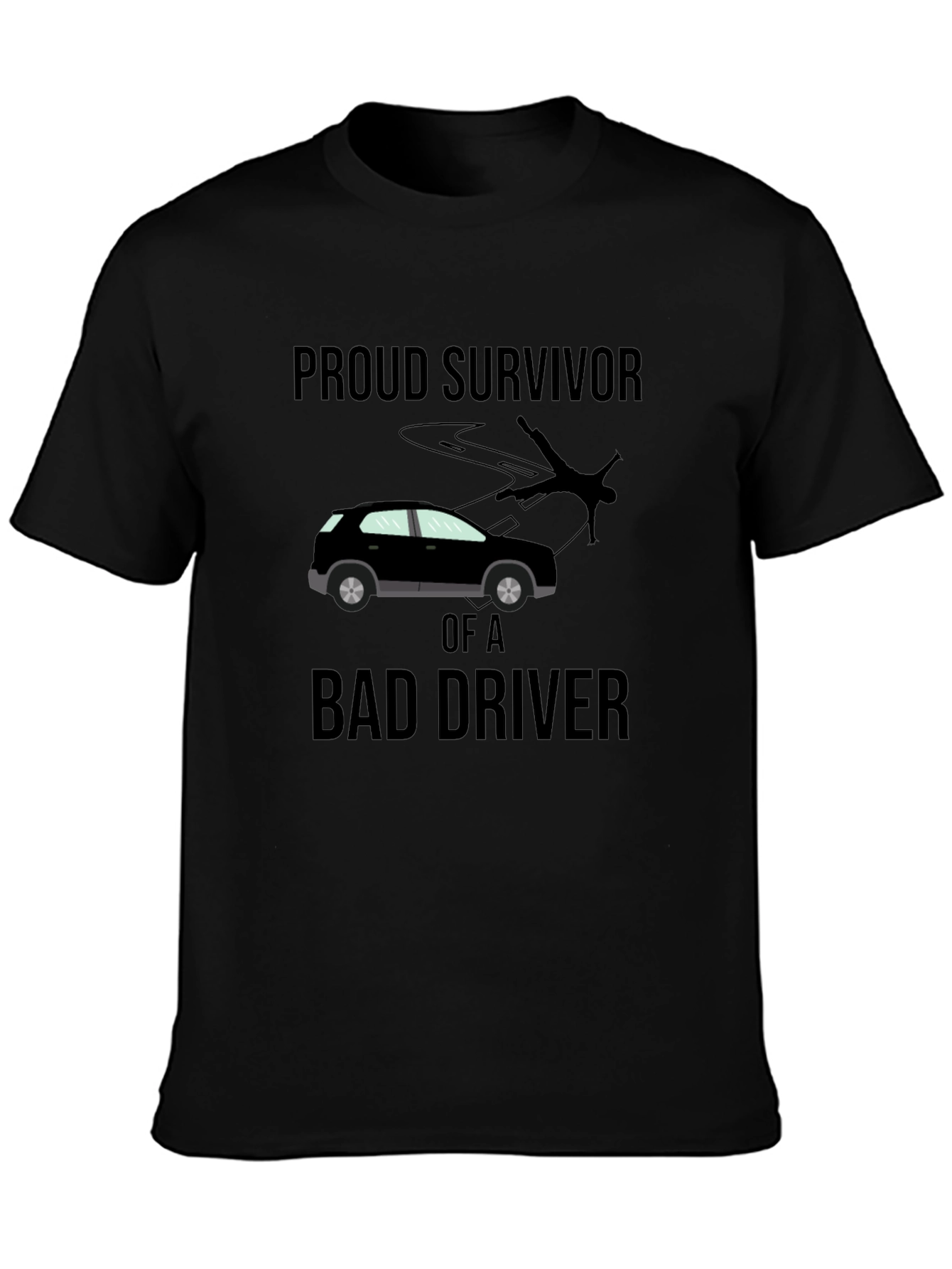 Proud Survivor Funny Graphic Novelty T-Shirt