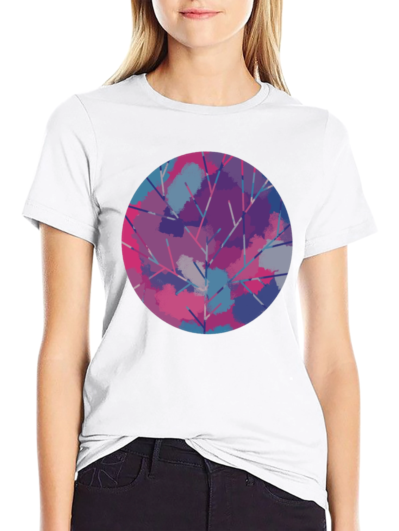 Abstract Circle Graphic Tee