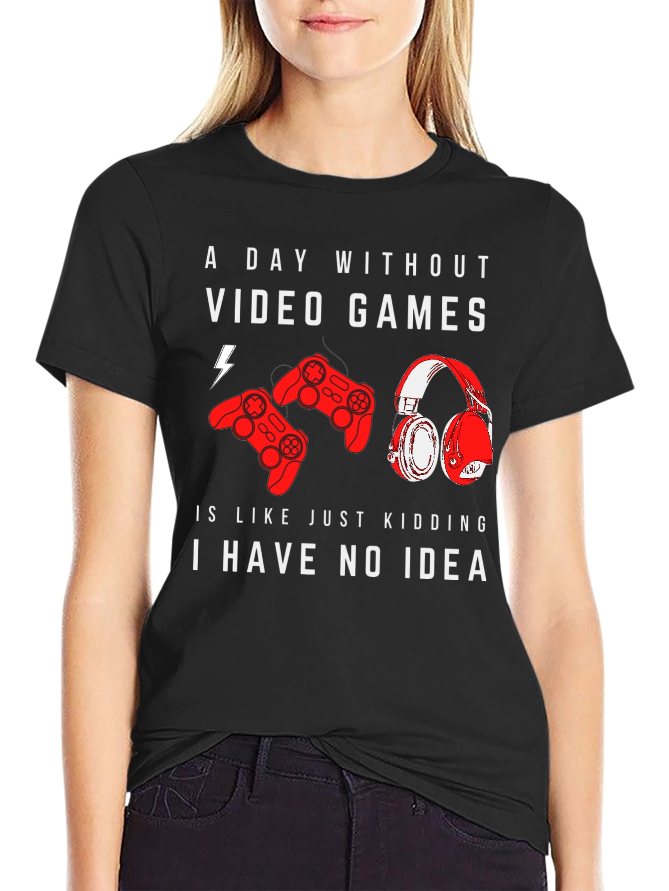 Video Game T-Shirt - A Day Without Video Games