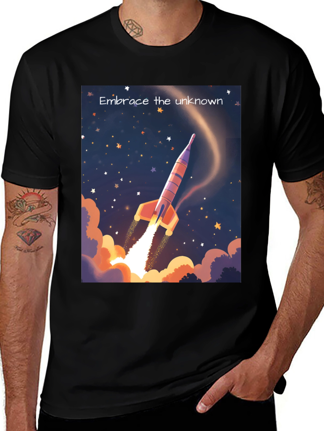 Embrace the Unknown Rocket T-Shirt