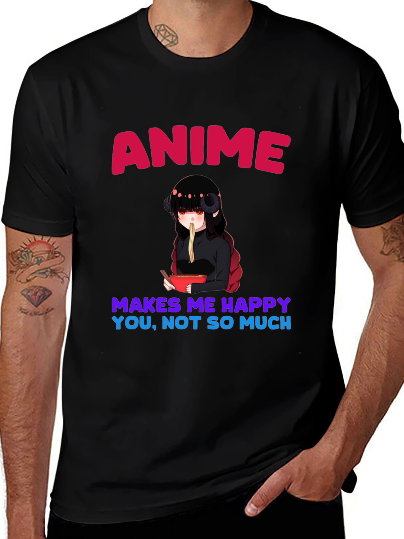Anime Makes Me Happy T-Shirt