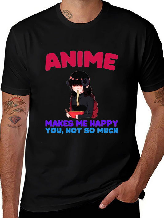 Anime Makes Me Happy T-Shirt
