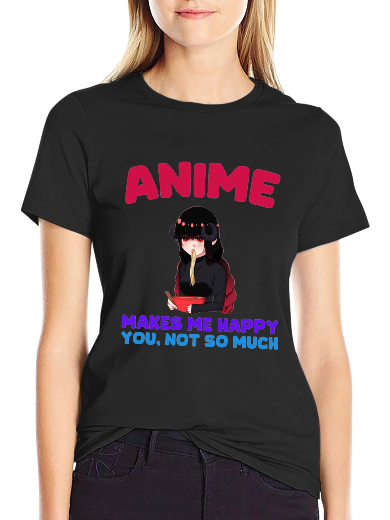 Anime Makes Me Happy T-Shirt