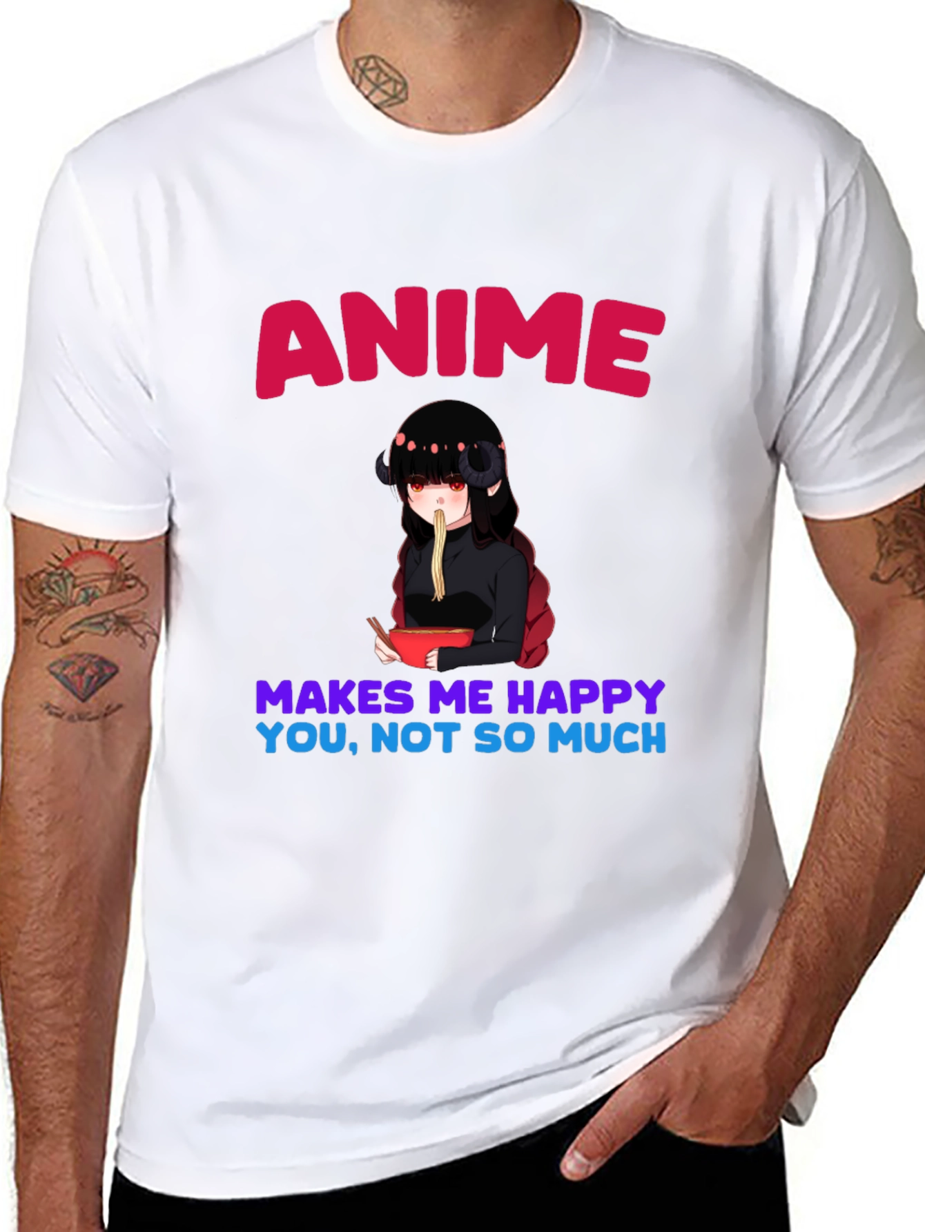 Anime Makes Me Happy T-Shirt