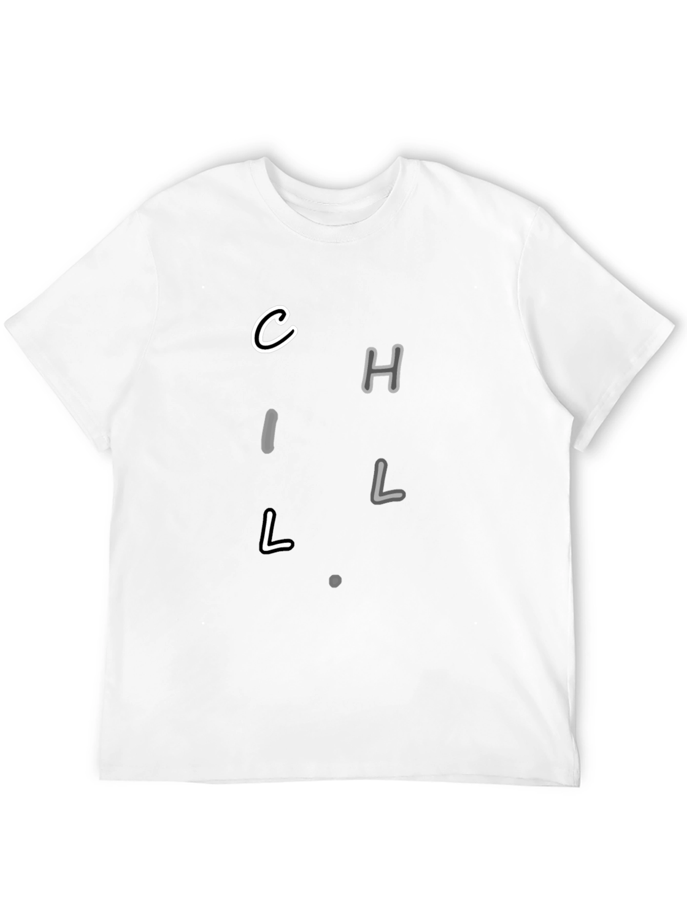 Chill Black Graphic Tee