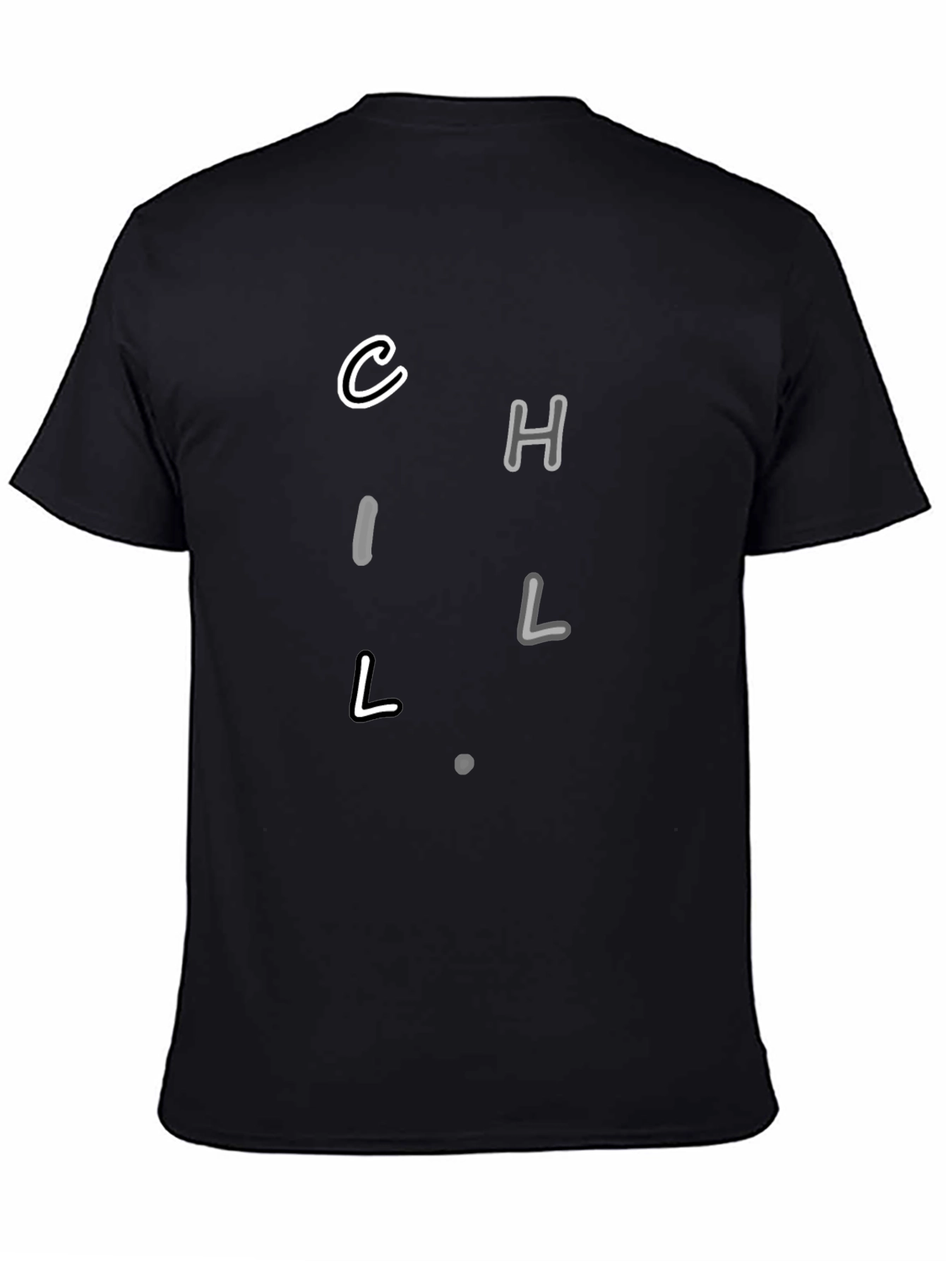 Chill Black Graphic Tee