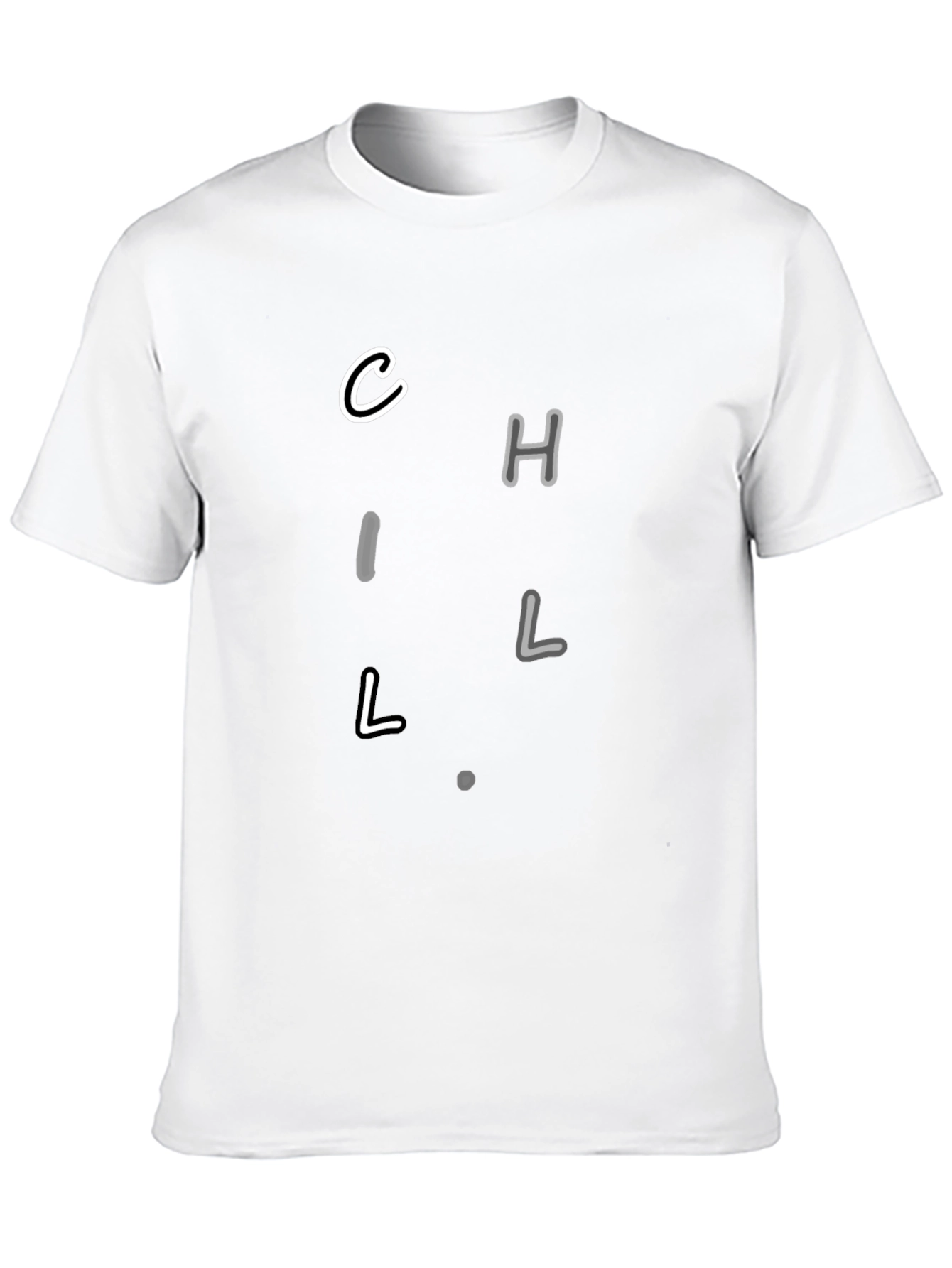 Chill Black Graphic Tee