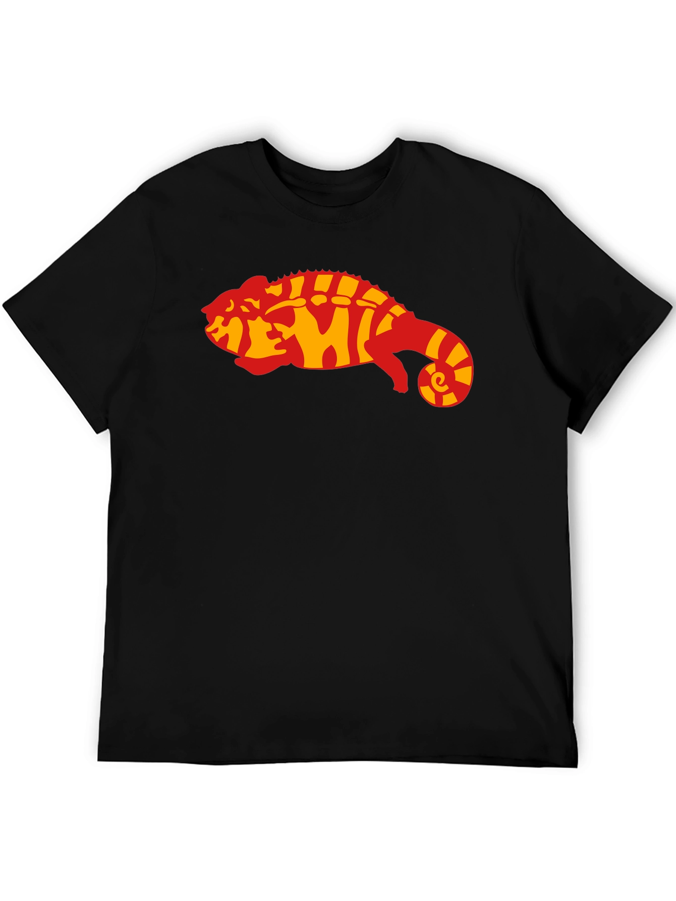 Chameleon Graphic Tee - Funky Lizard T-Shirt