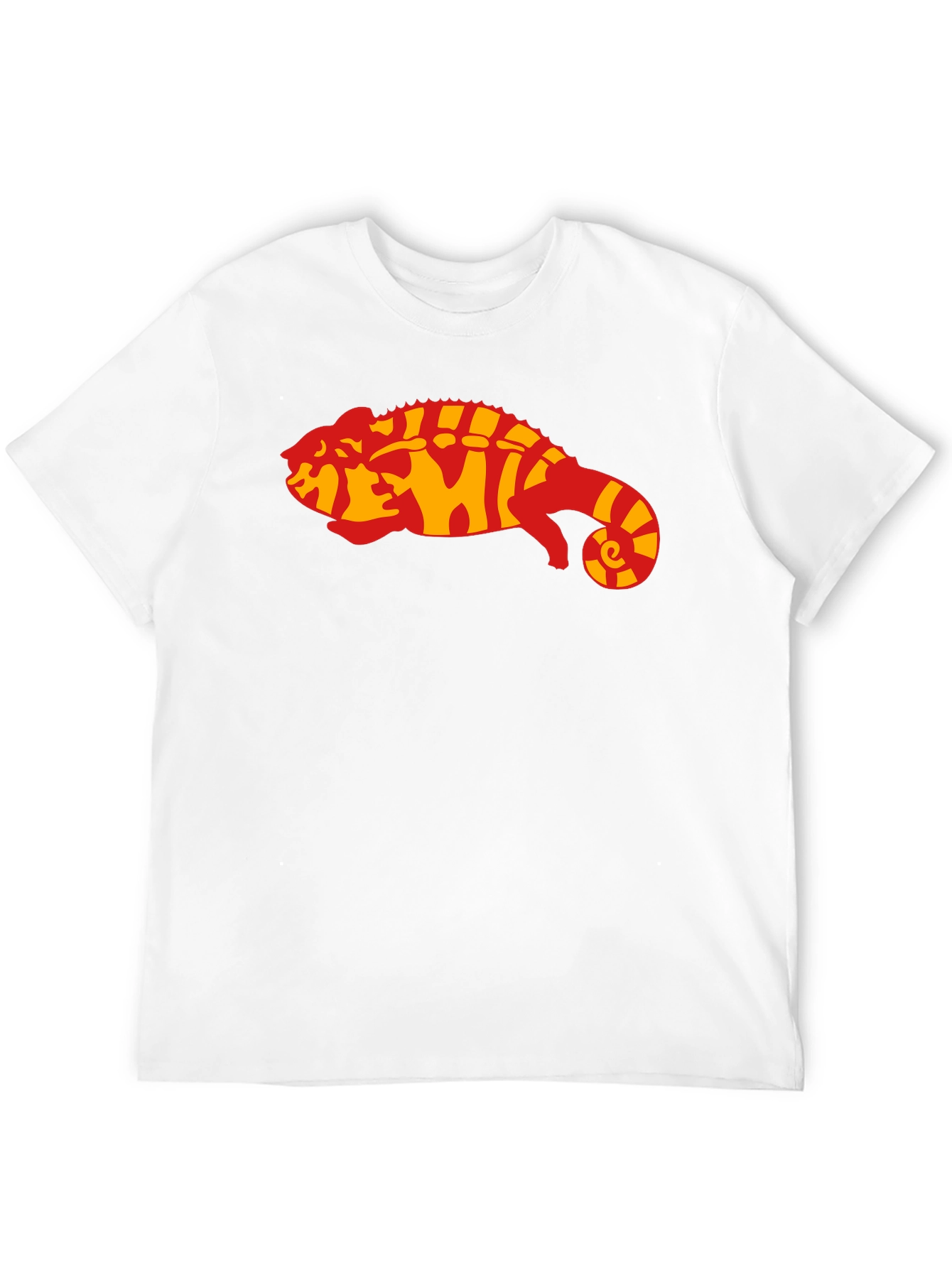 Chameleon Graphic Tee - Funky Lizard T-Shirt