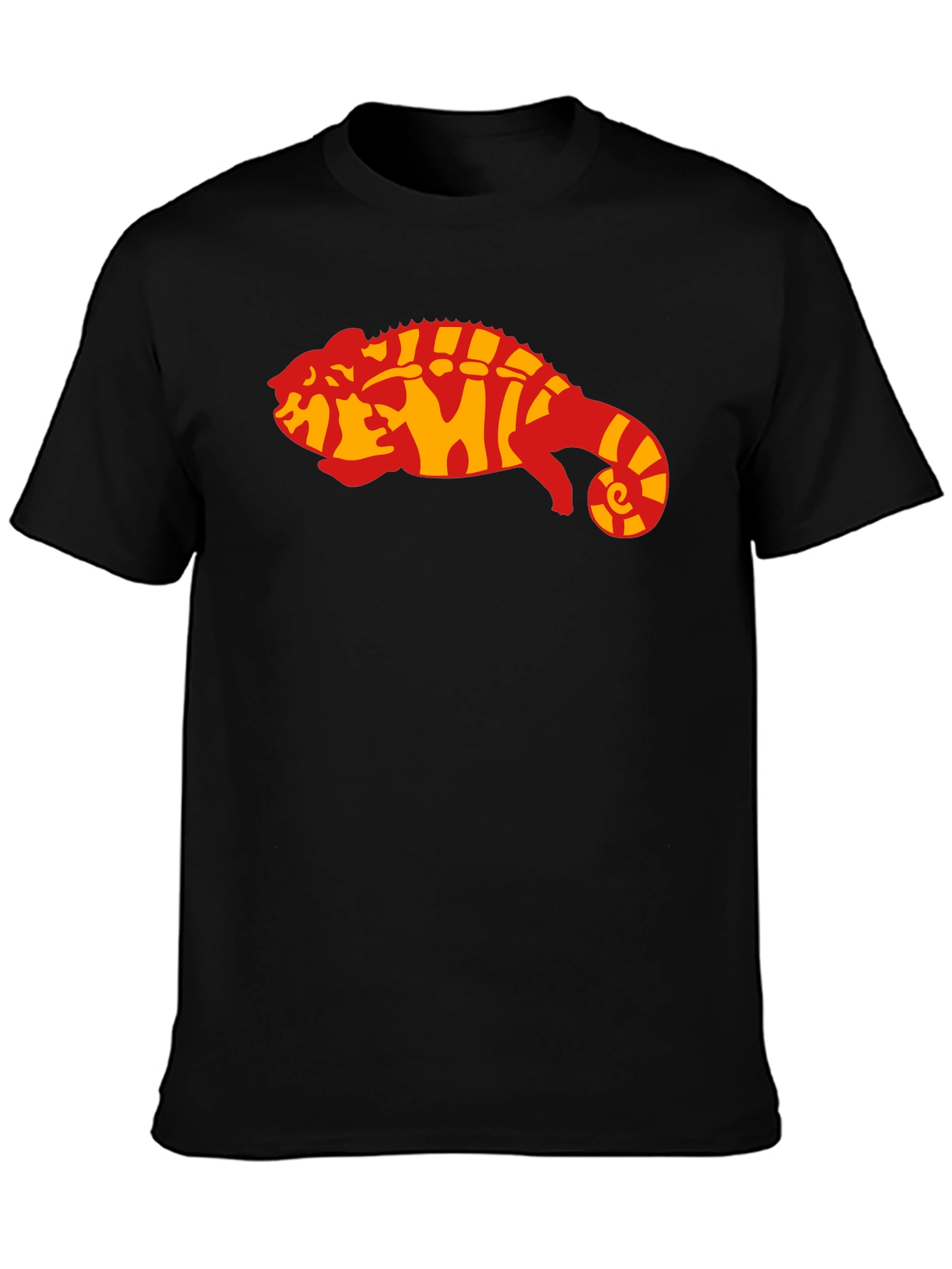 Chameleon Graphic Tee - Funky Lizard T-Shirt