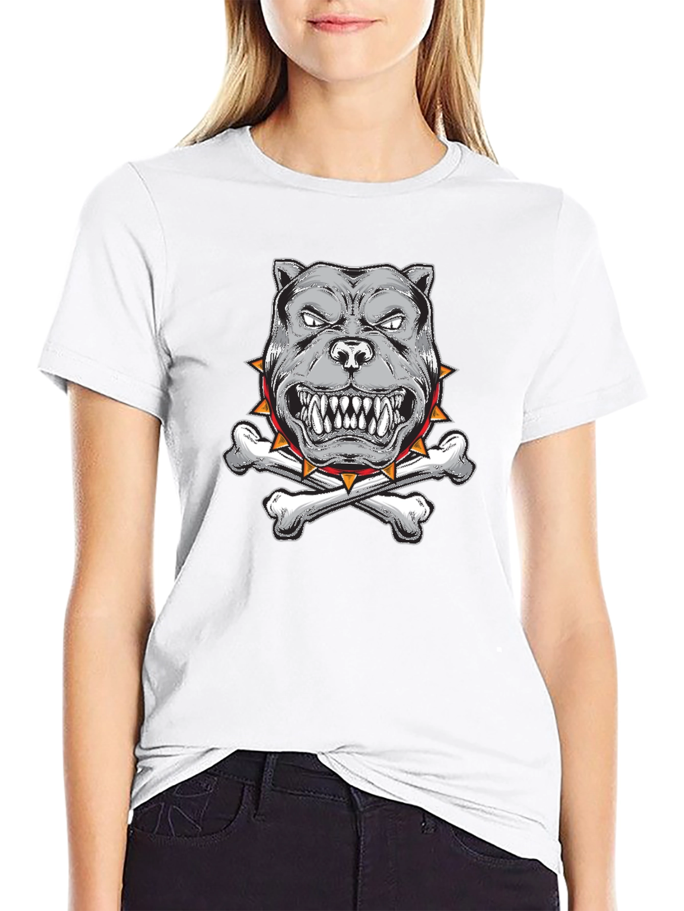 Mens Graphic Tee - Angry Dog Design