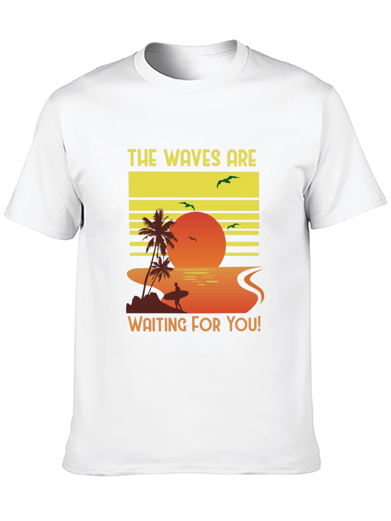 Sunset Waves Graphic Tee