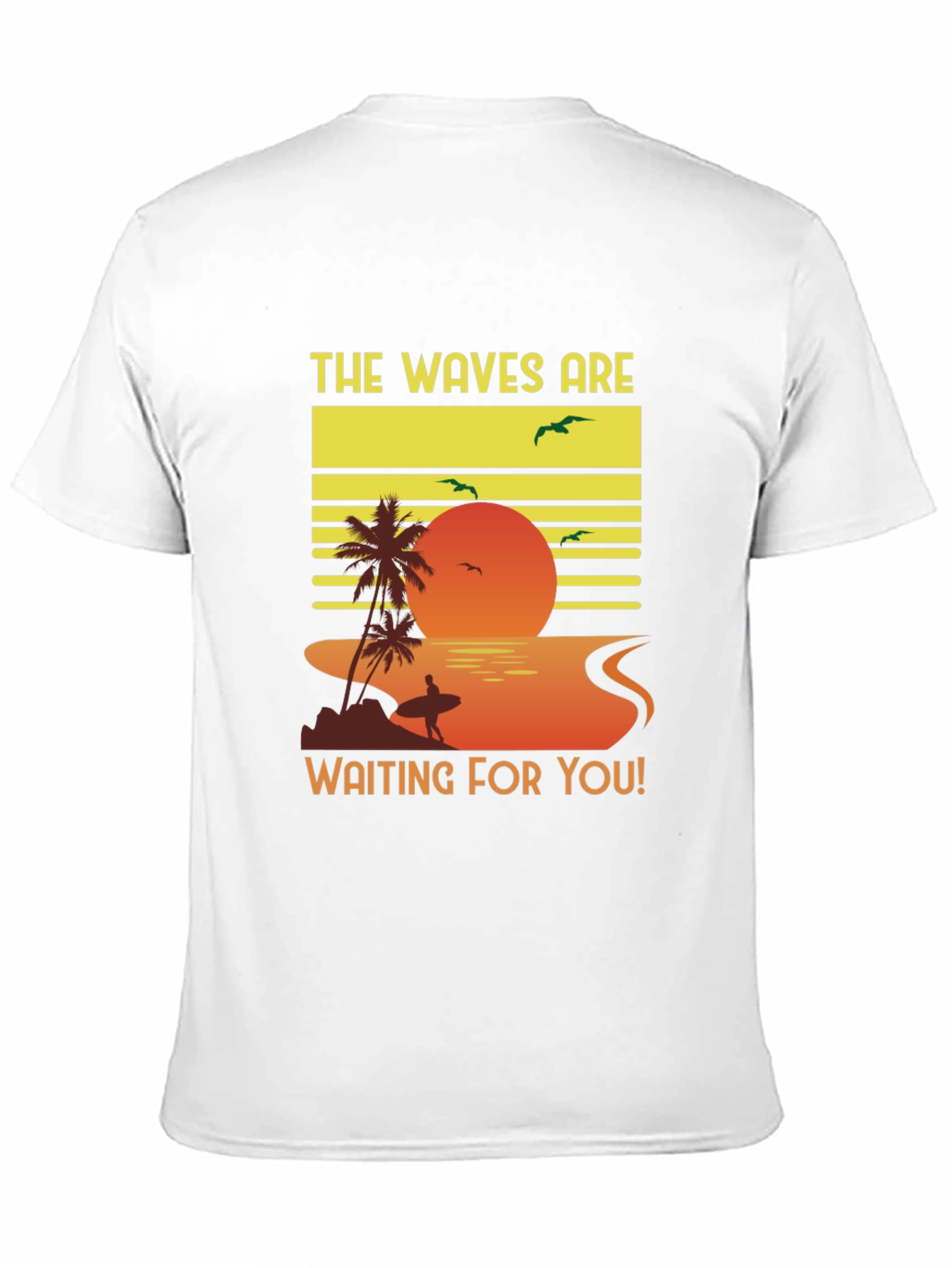 Sunset Waves Graphic Tee