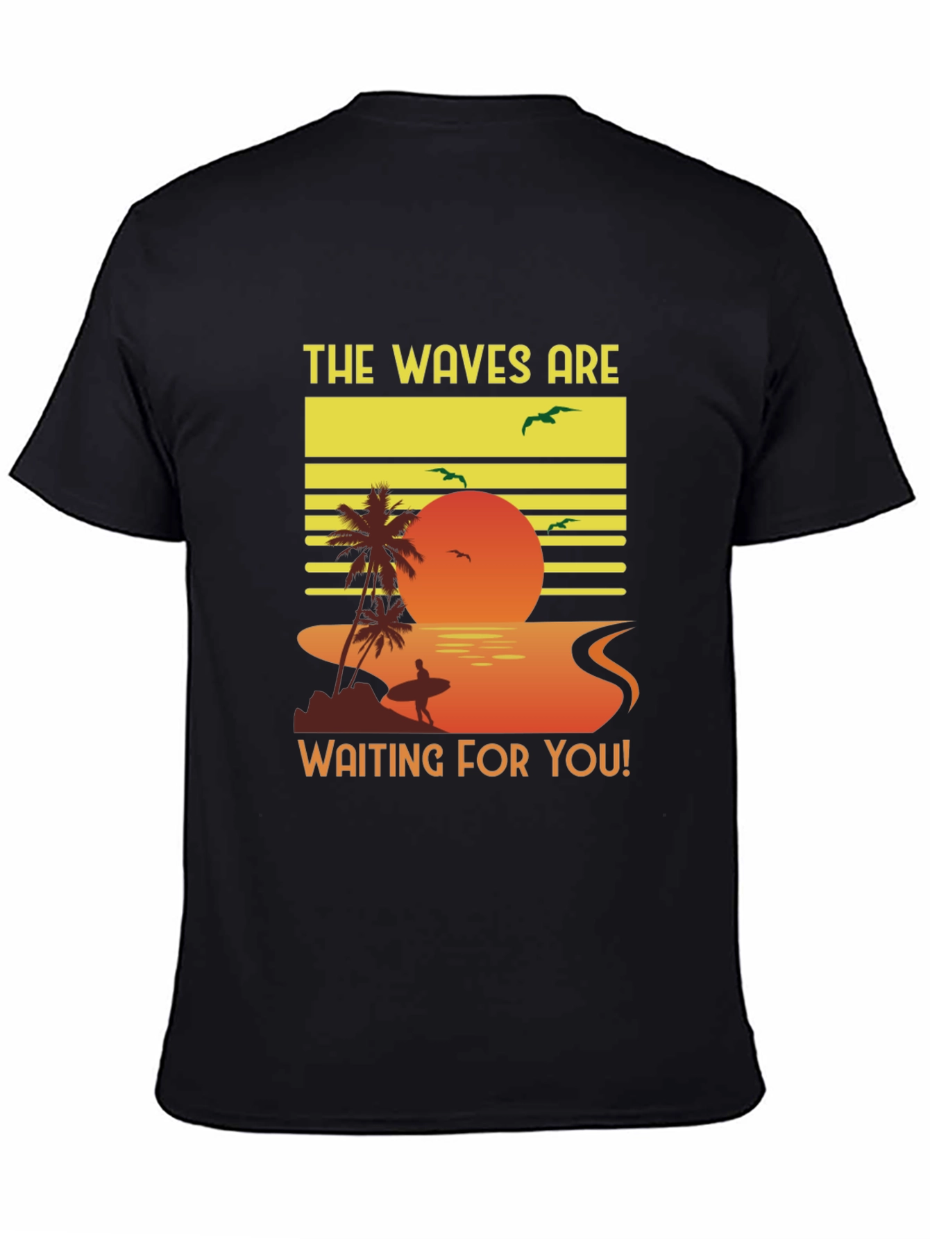 Sunset Waves Graphic Tee
