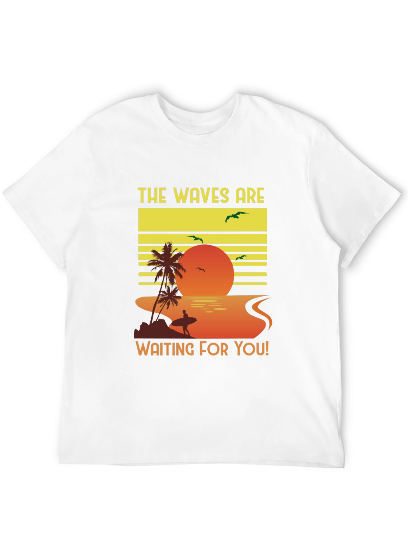 Sunset Waves Graphic Tee