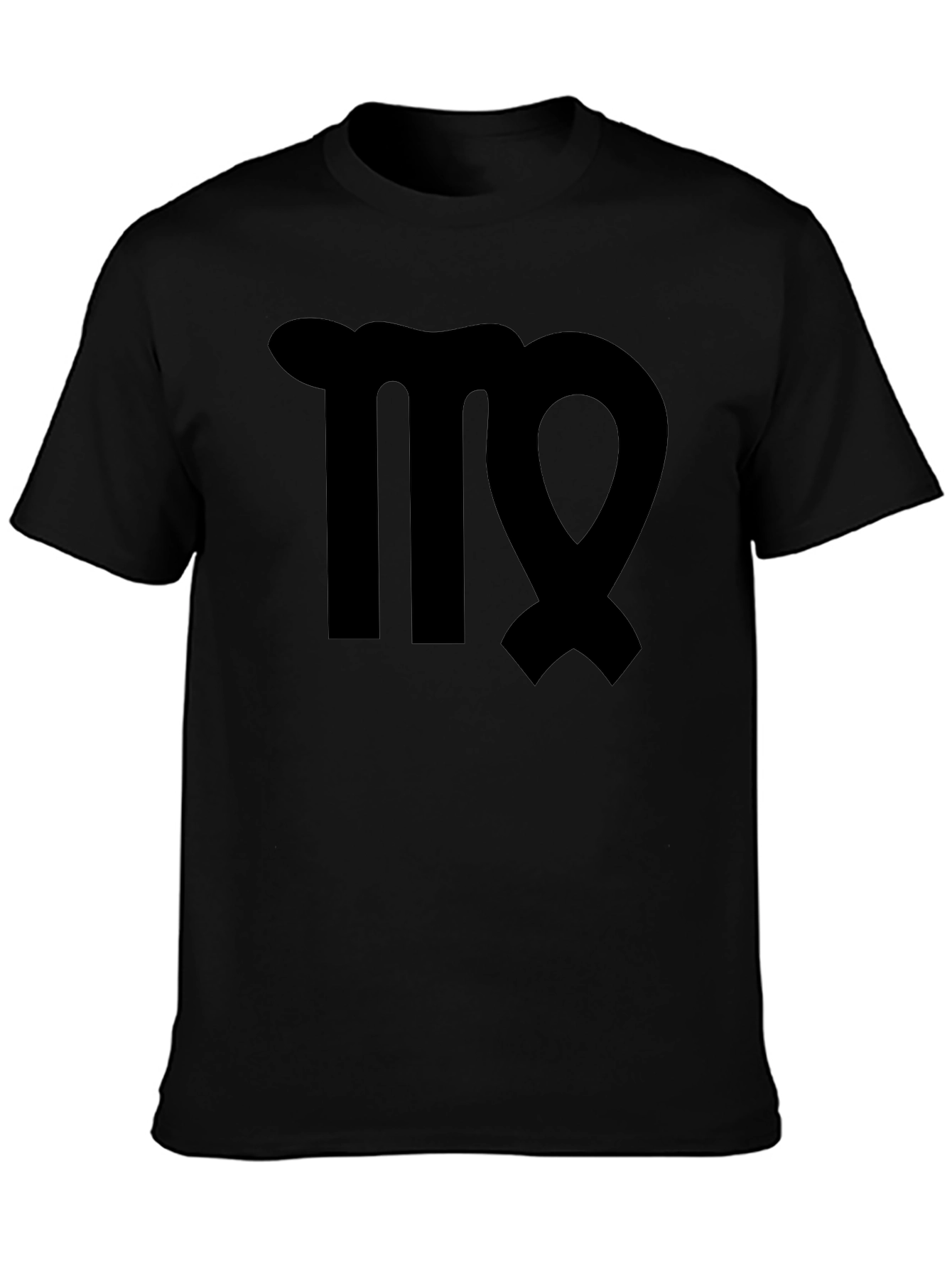 Virgo Zodiac Black T-Shirt