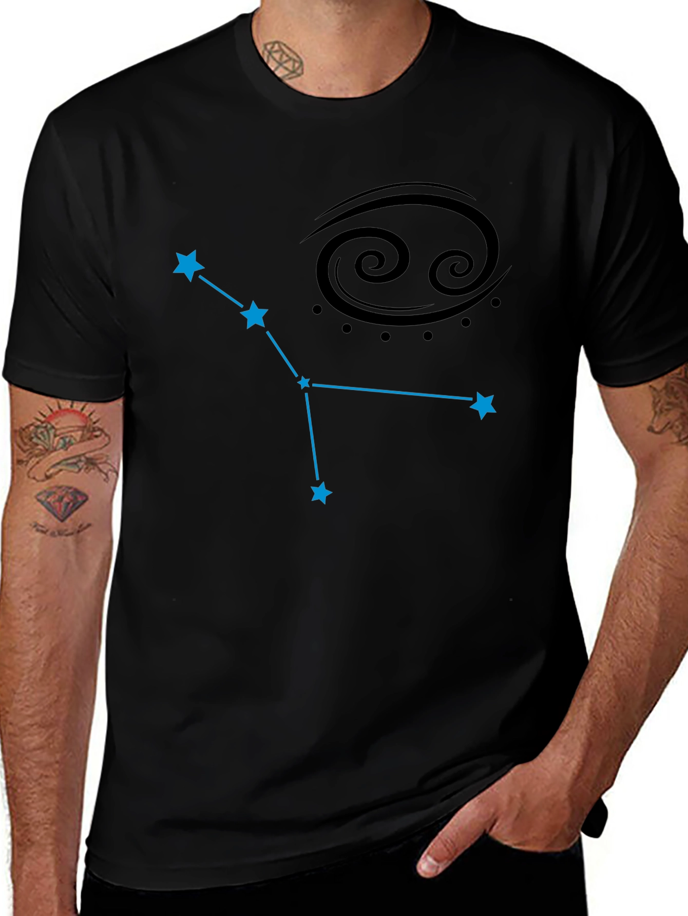 Cancer Zodiac Constellation T-Shirt