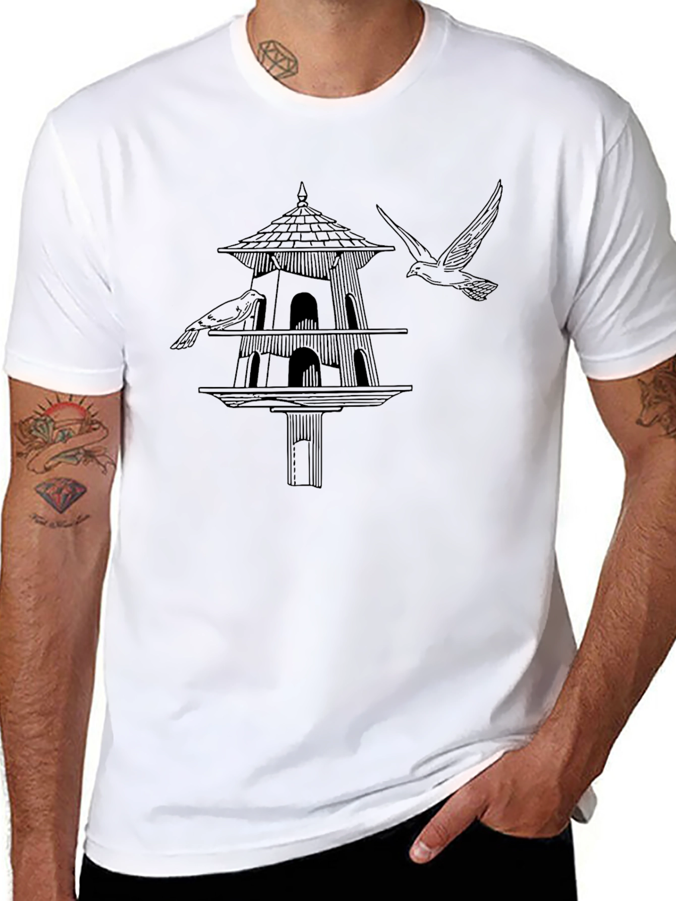 Birdhouse Graphic Tee - Mens Black Short Sleeve