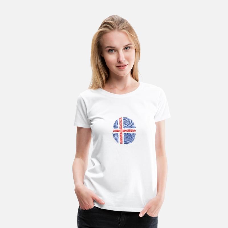 Icelandic flag fingerprint