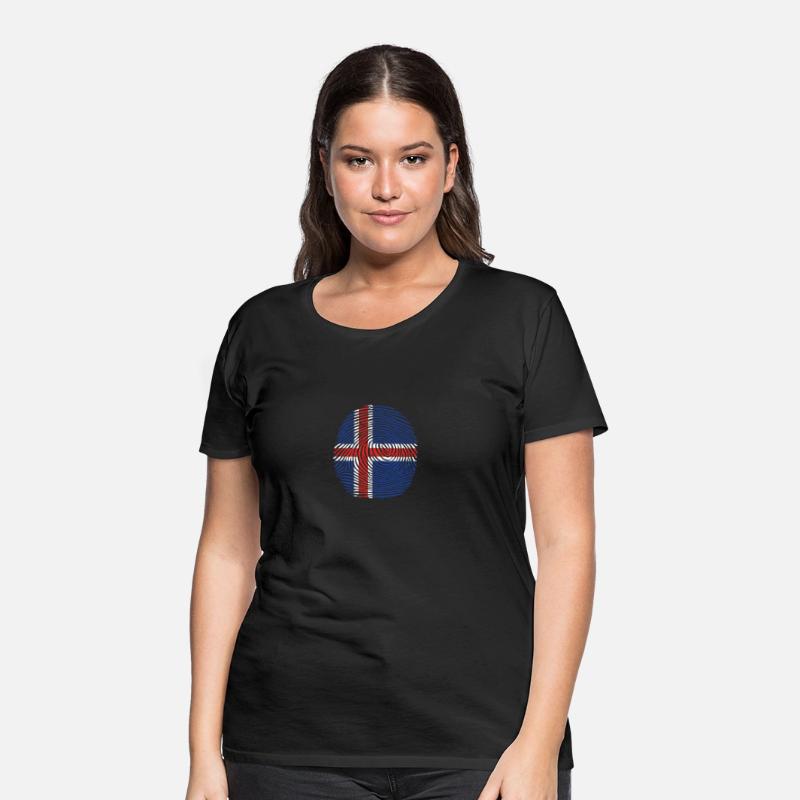Icelandic flag fingerprint