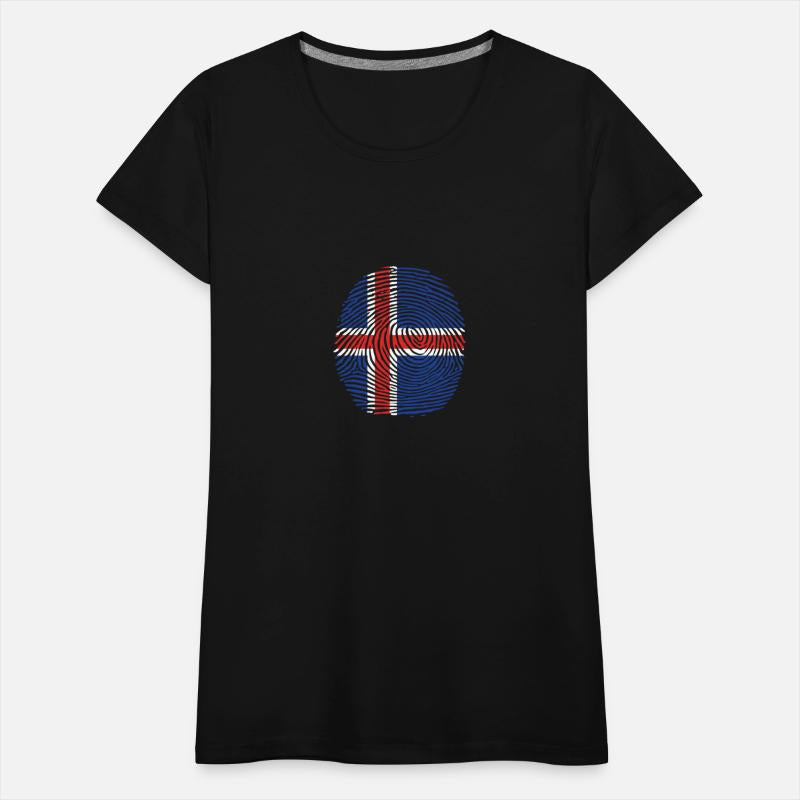 Icelandic flag fingerprint