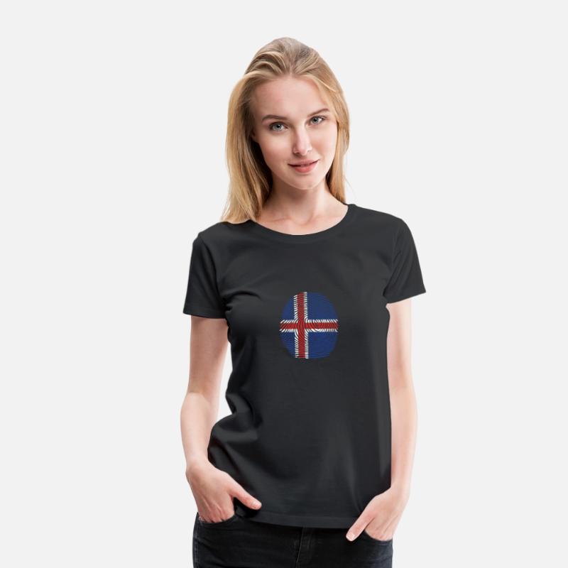 Icelandic flag fingerprint