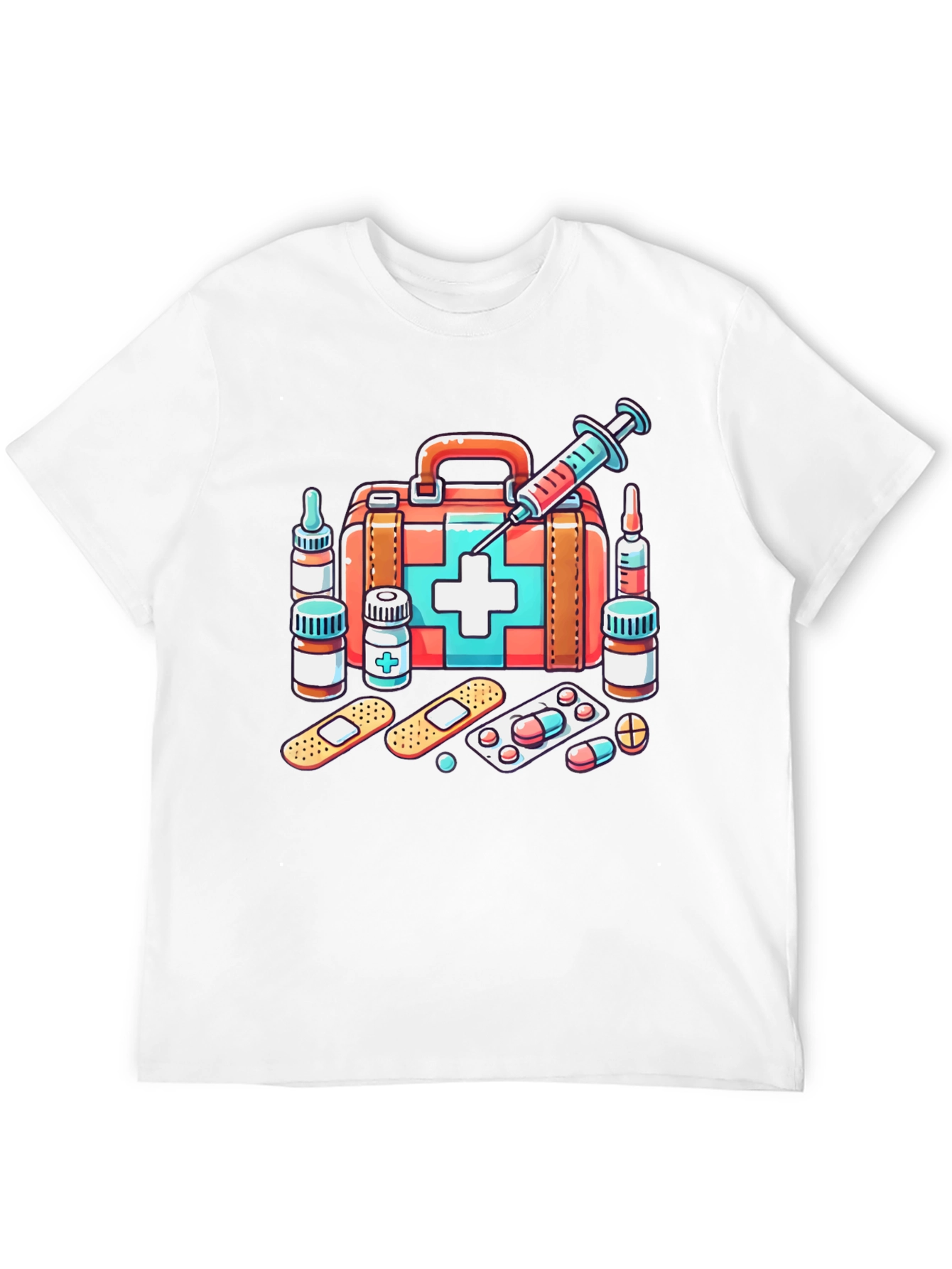 Medical Kit Graphic Tee - Unisex Black T-Shirt