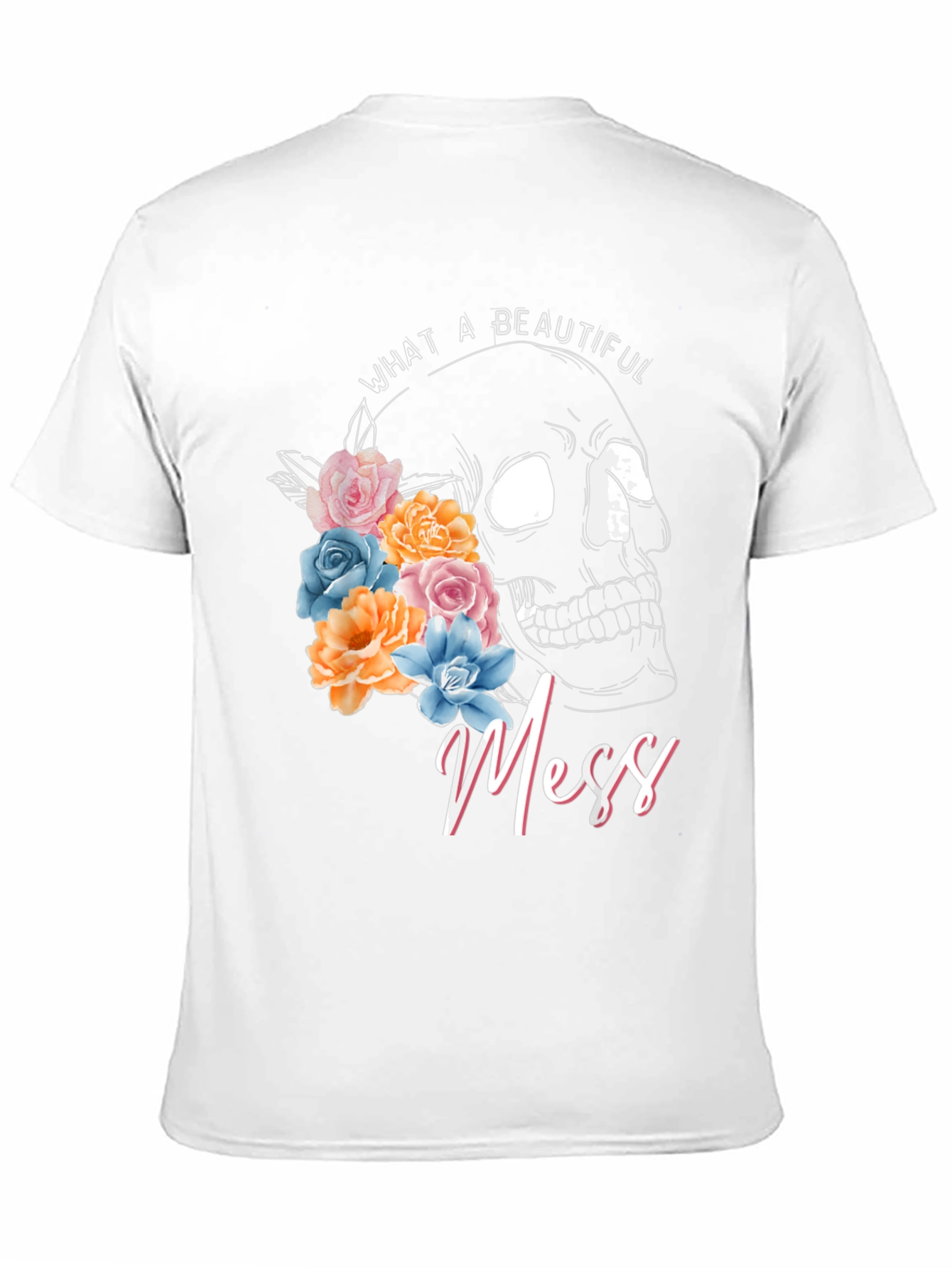 Beautiful Mess Skull Graphic Tee