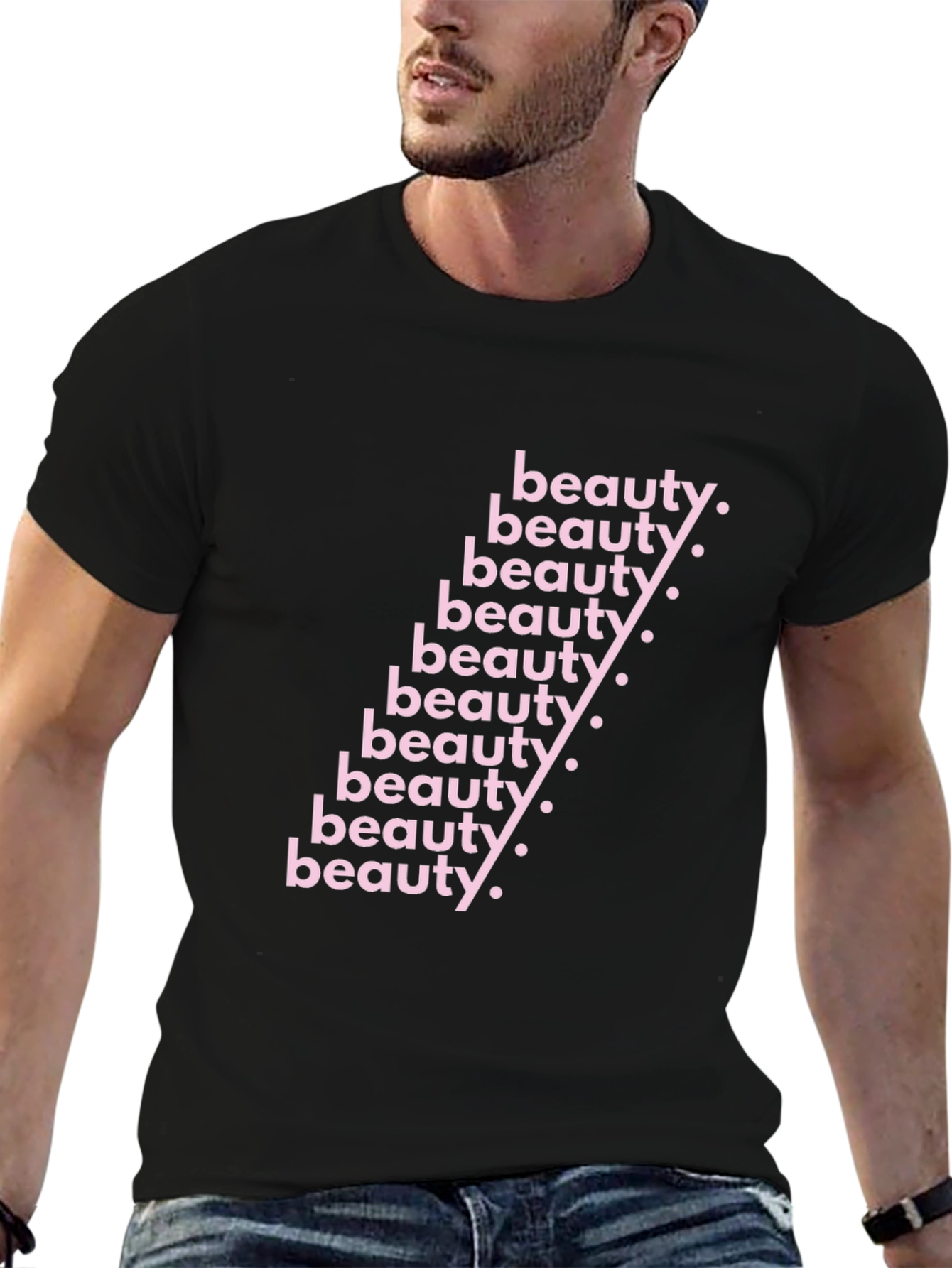 Beauty Graphic Tee - Minimalist Design