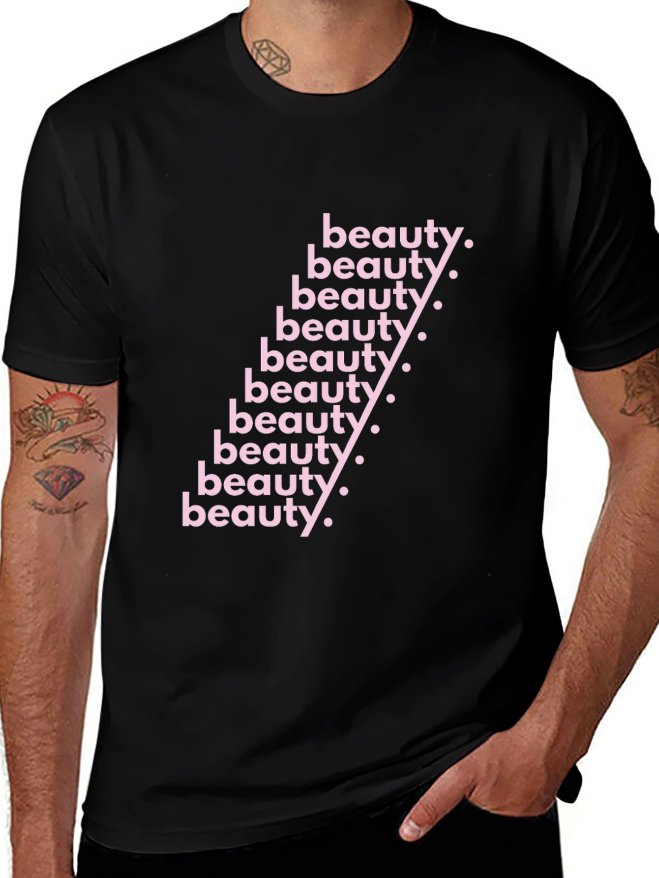 Beauty Graphic Tee - Minimalist Design