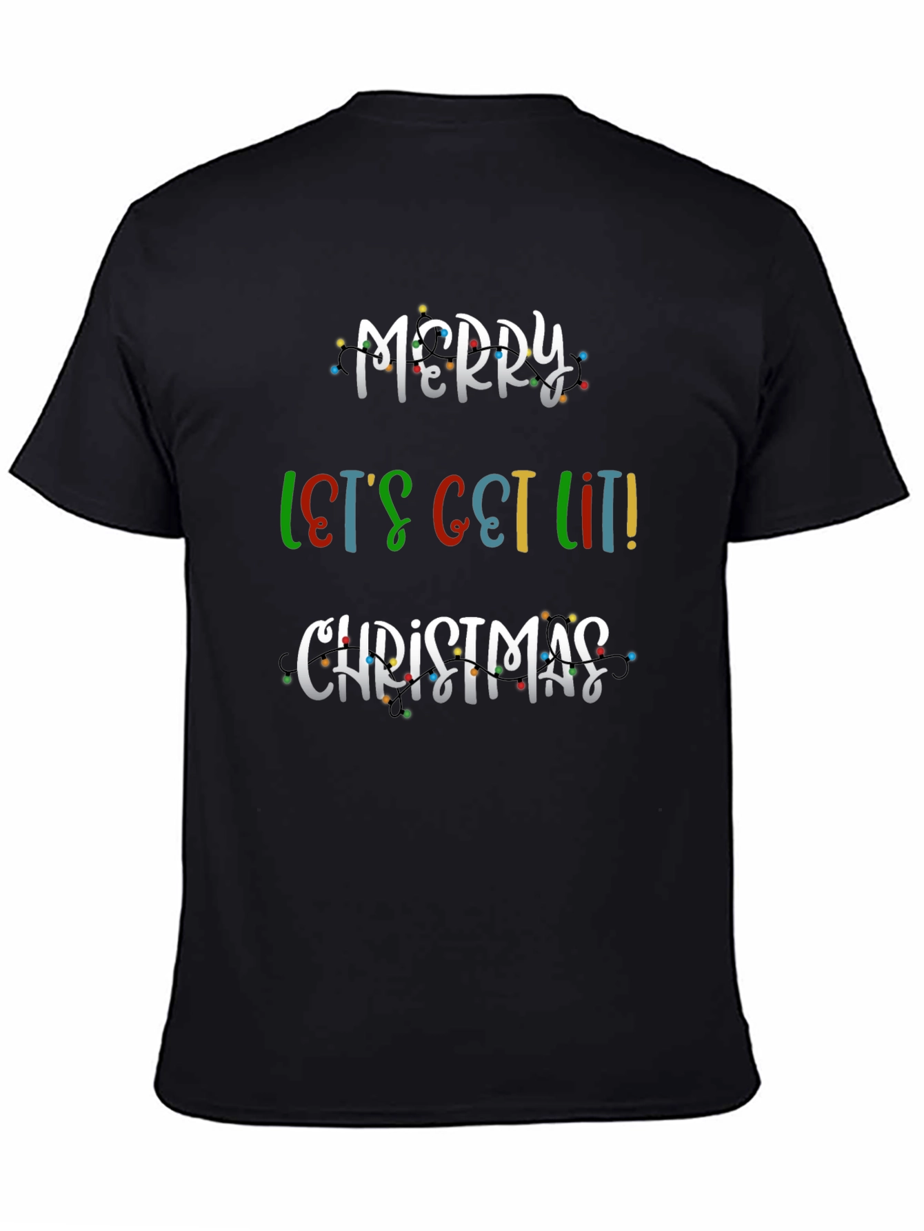 Merry Lets Get Lit Christmas T-Shirt