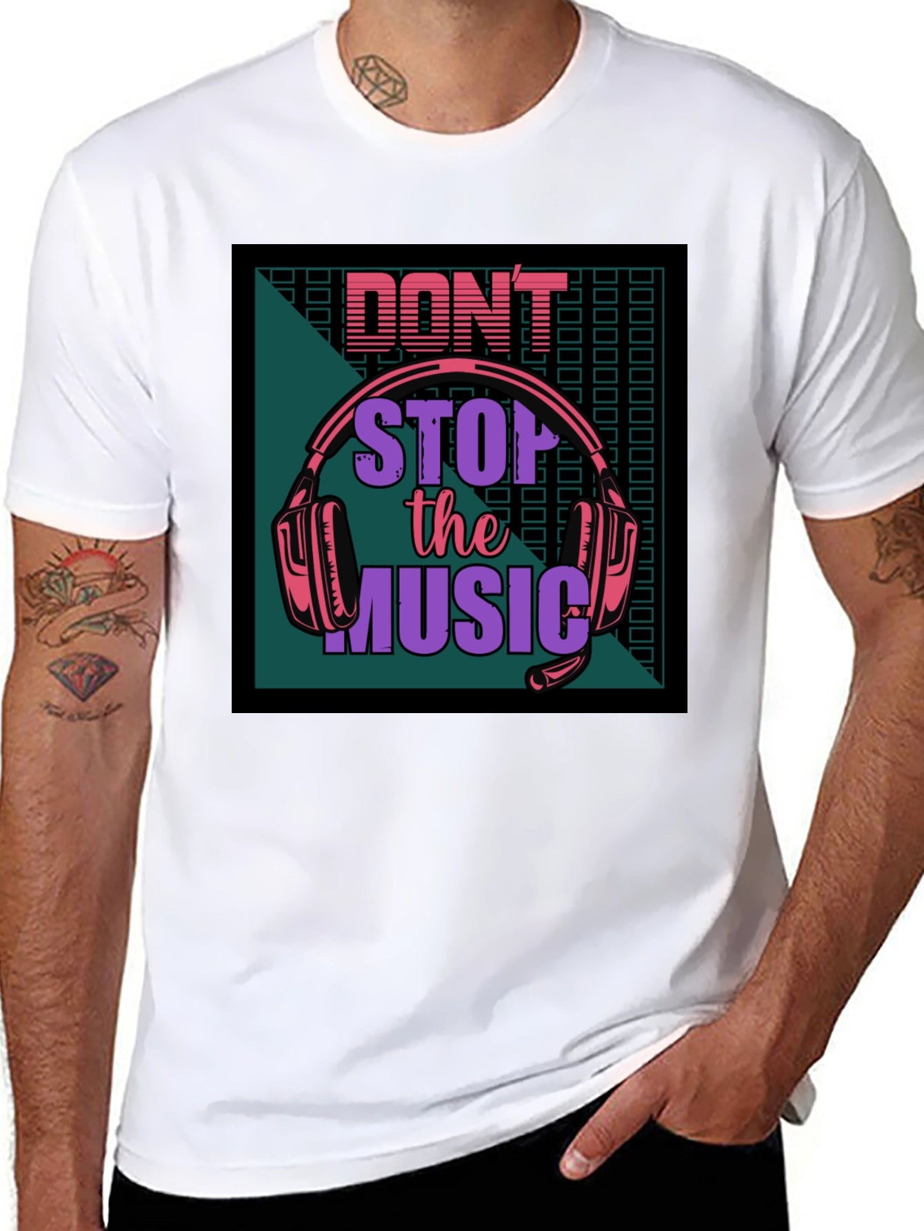 Dont Stop the Music Graphic Tee