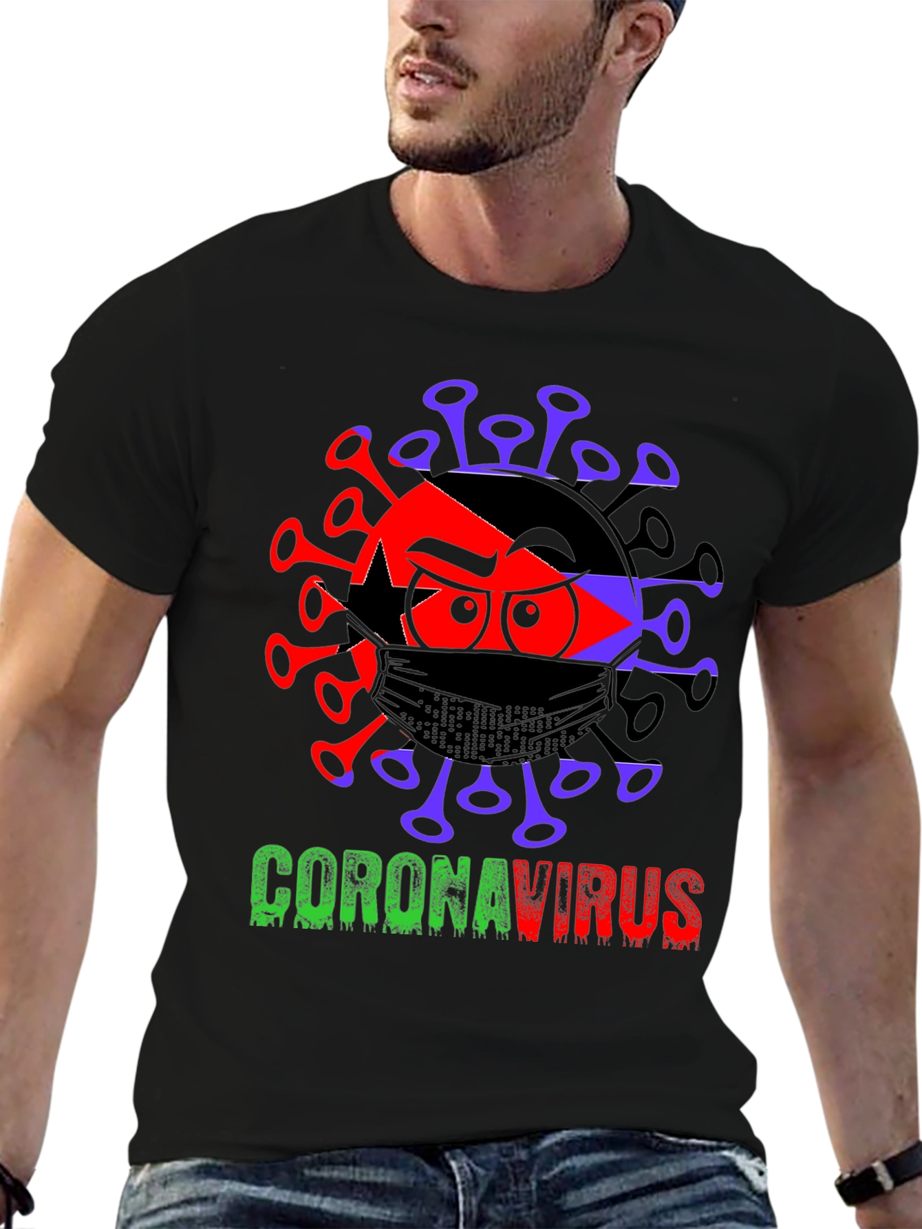 Coronavirus T-Shirt - Novelty Graphic Tee