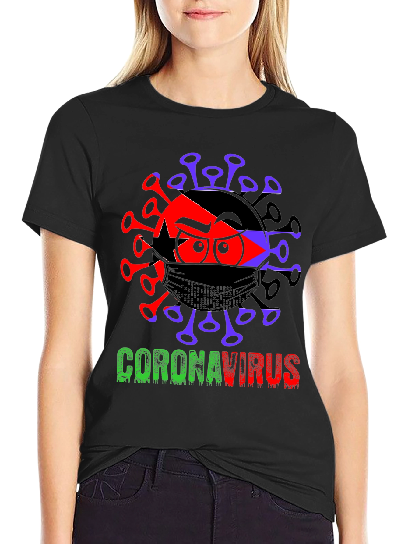 Coronavirus T-Shirt - Novelty Graphic Tee