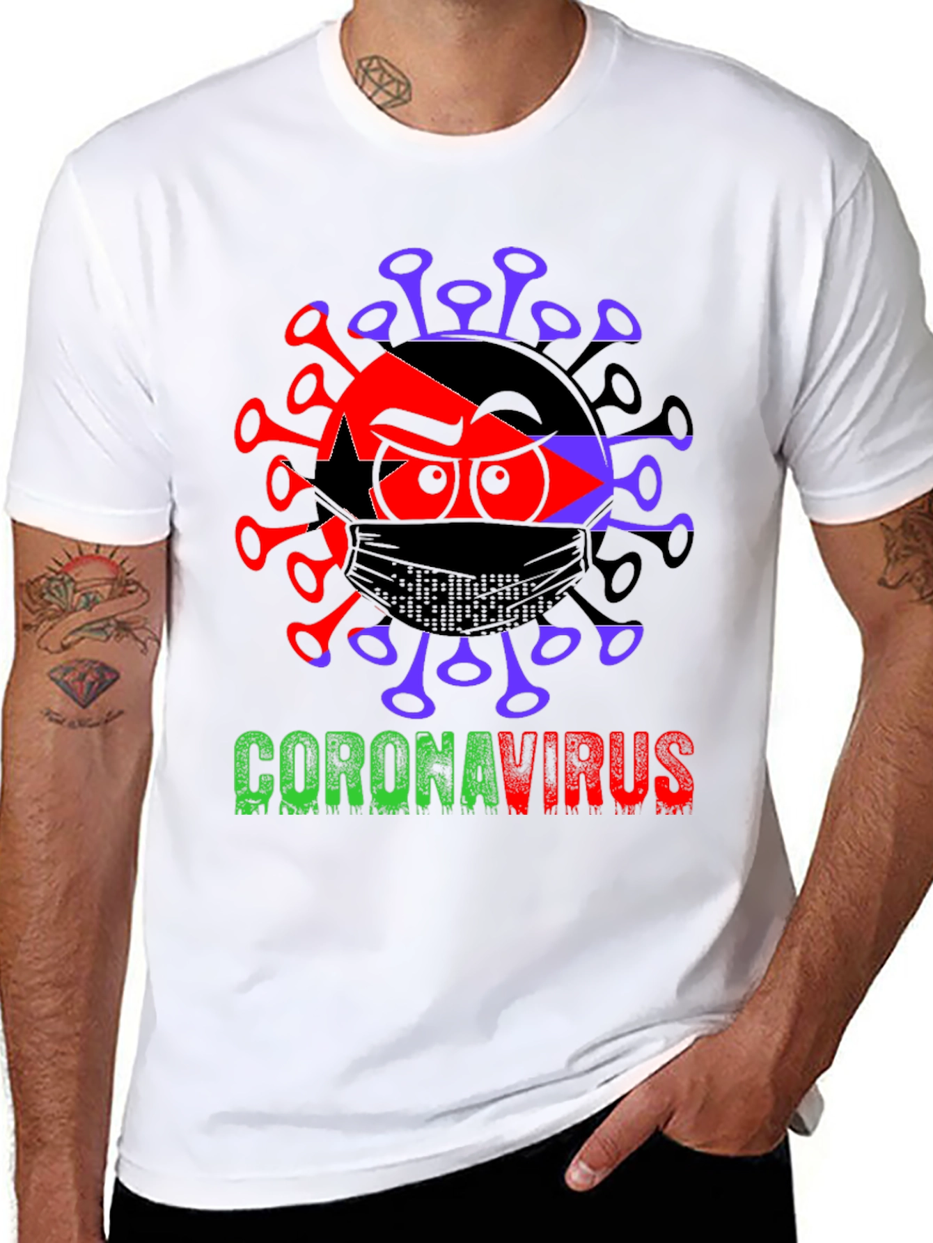 Coronavirus T-Shirt - Novelty Graphic Tee