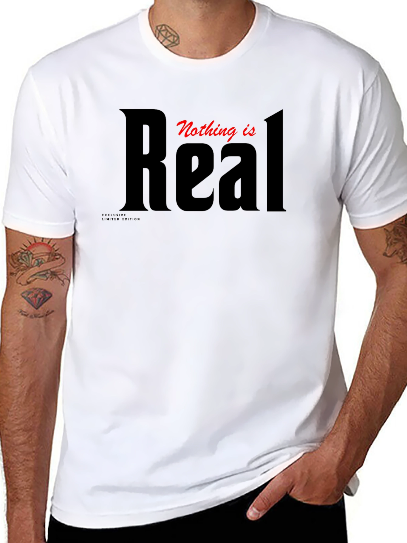 Nothing Is Real Graphic T-Shirt - Premium Cotton Tee