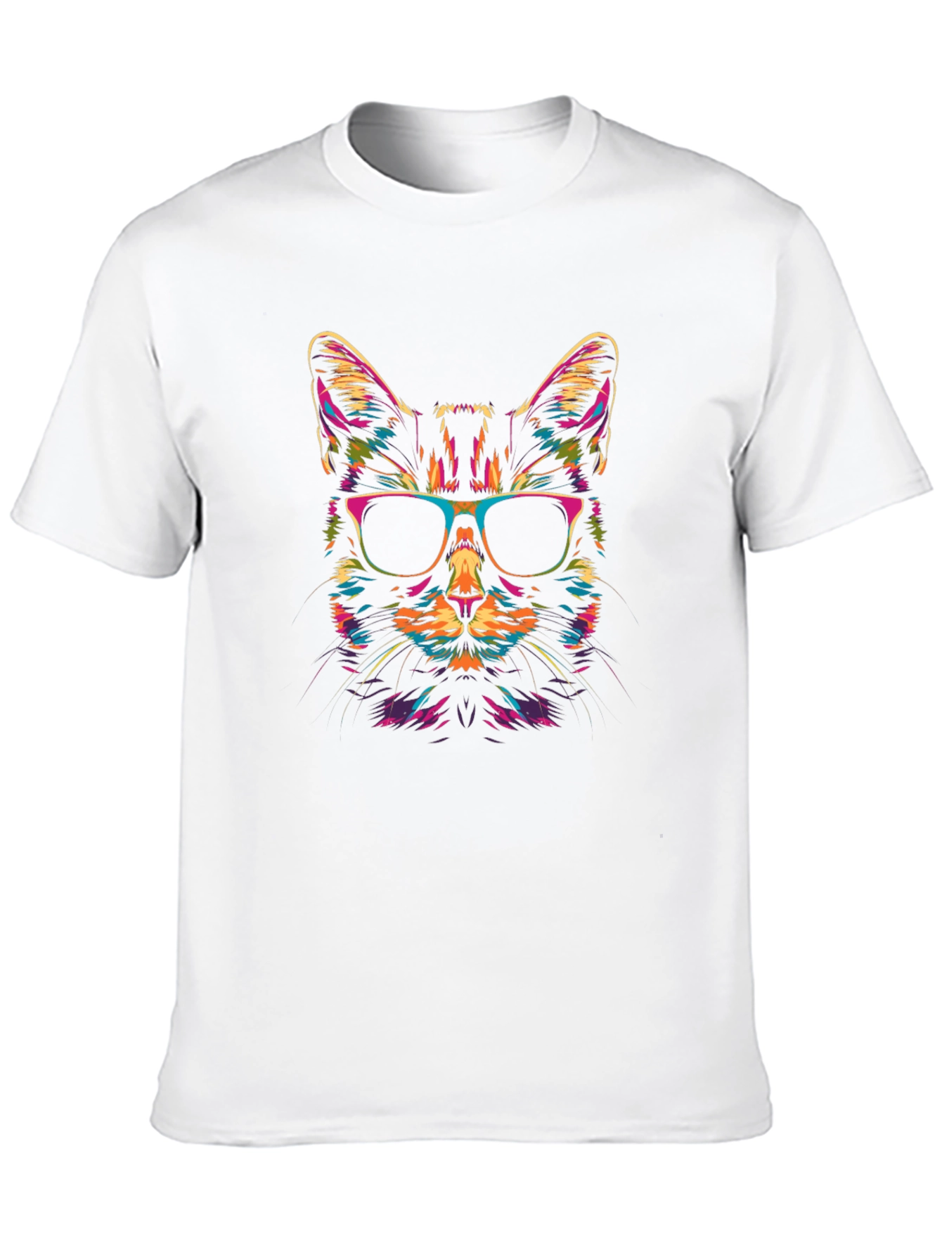 Cool Cat Graphic Tee - Unisex Black T-Shirt