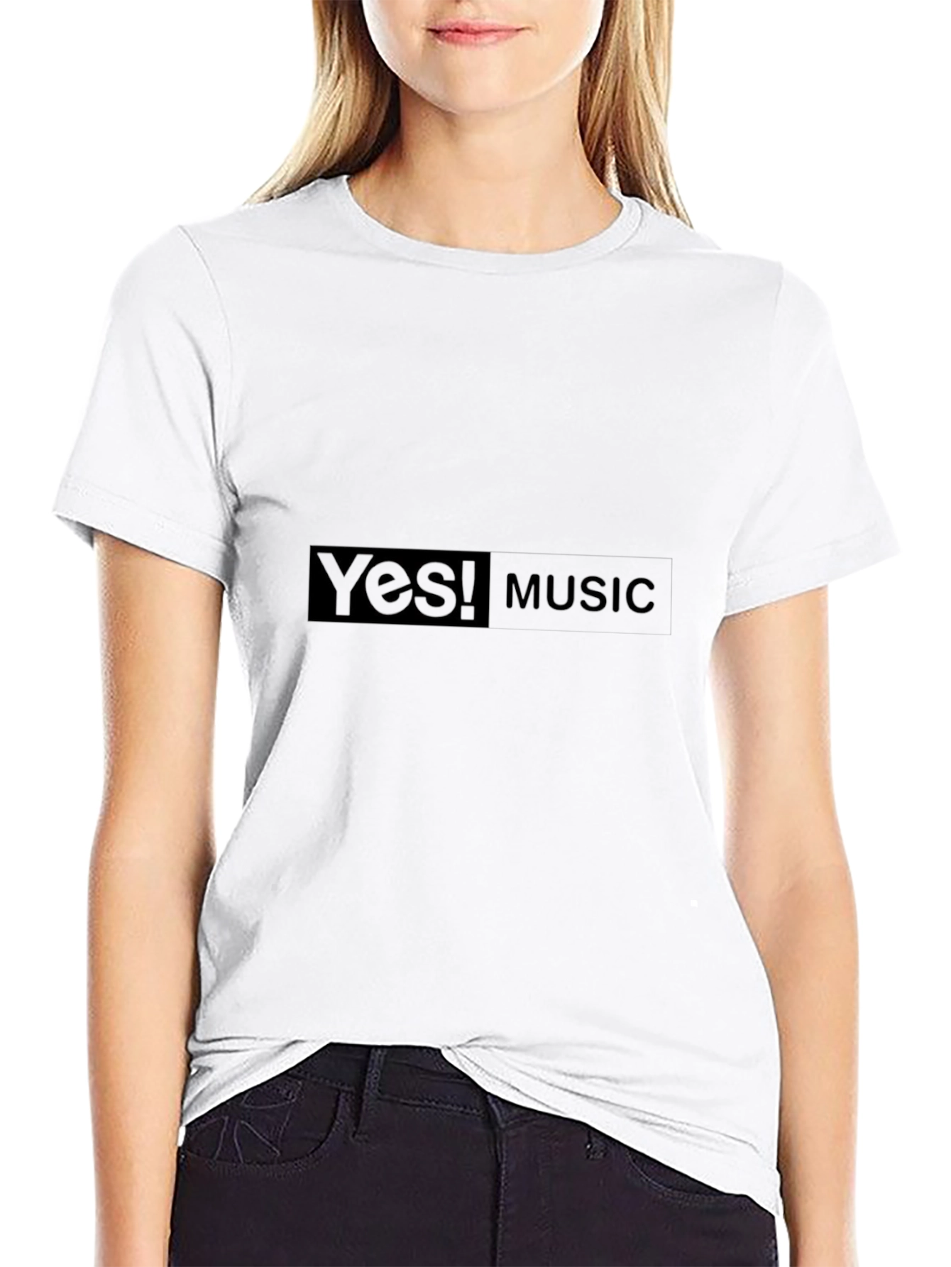 Yes! Music Black Graphic Tee