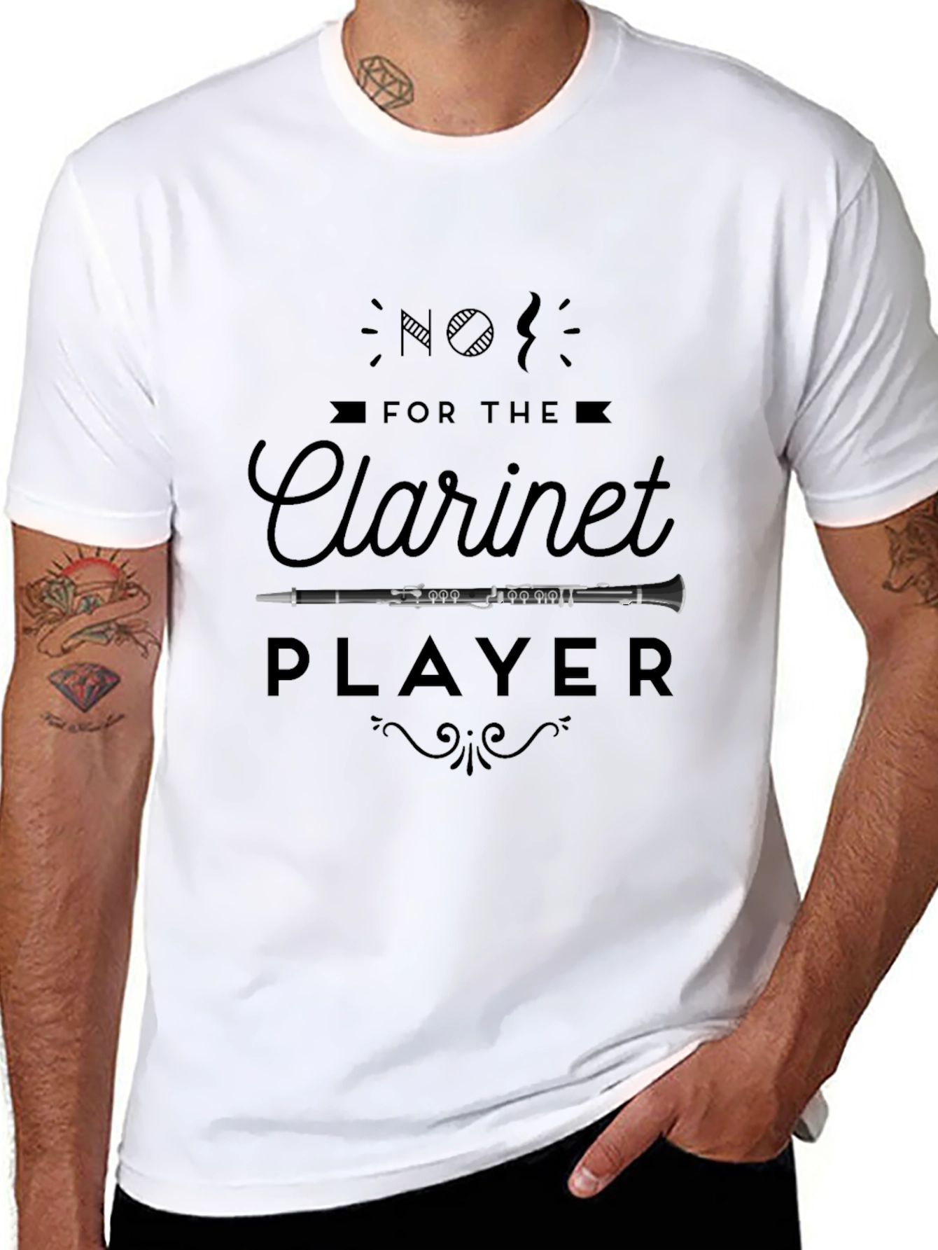 Clarinet Player T-Shirt - Music Lover Gift