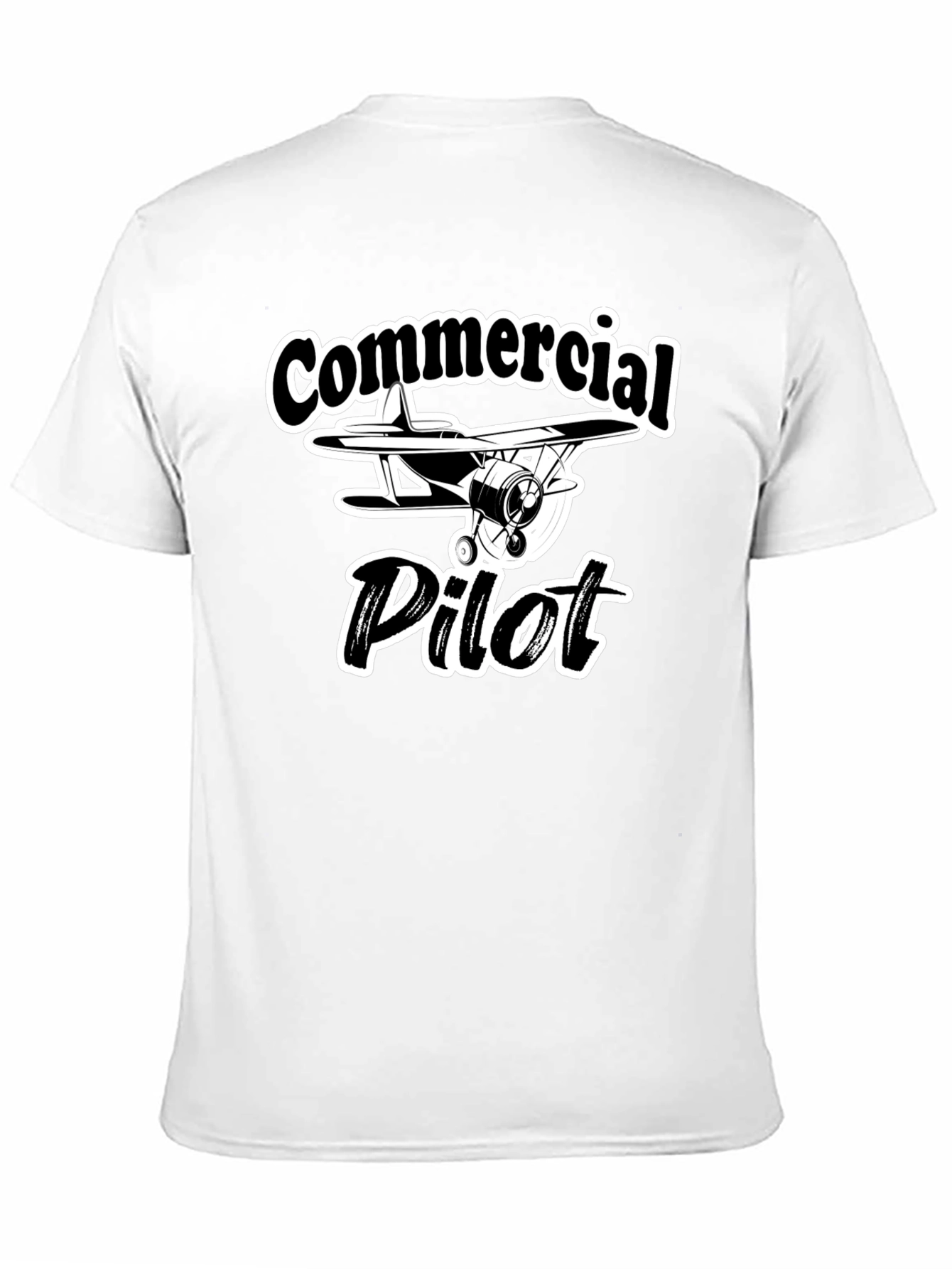 Commercial Pilot T-Shirt - Airplane Design