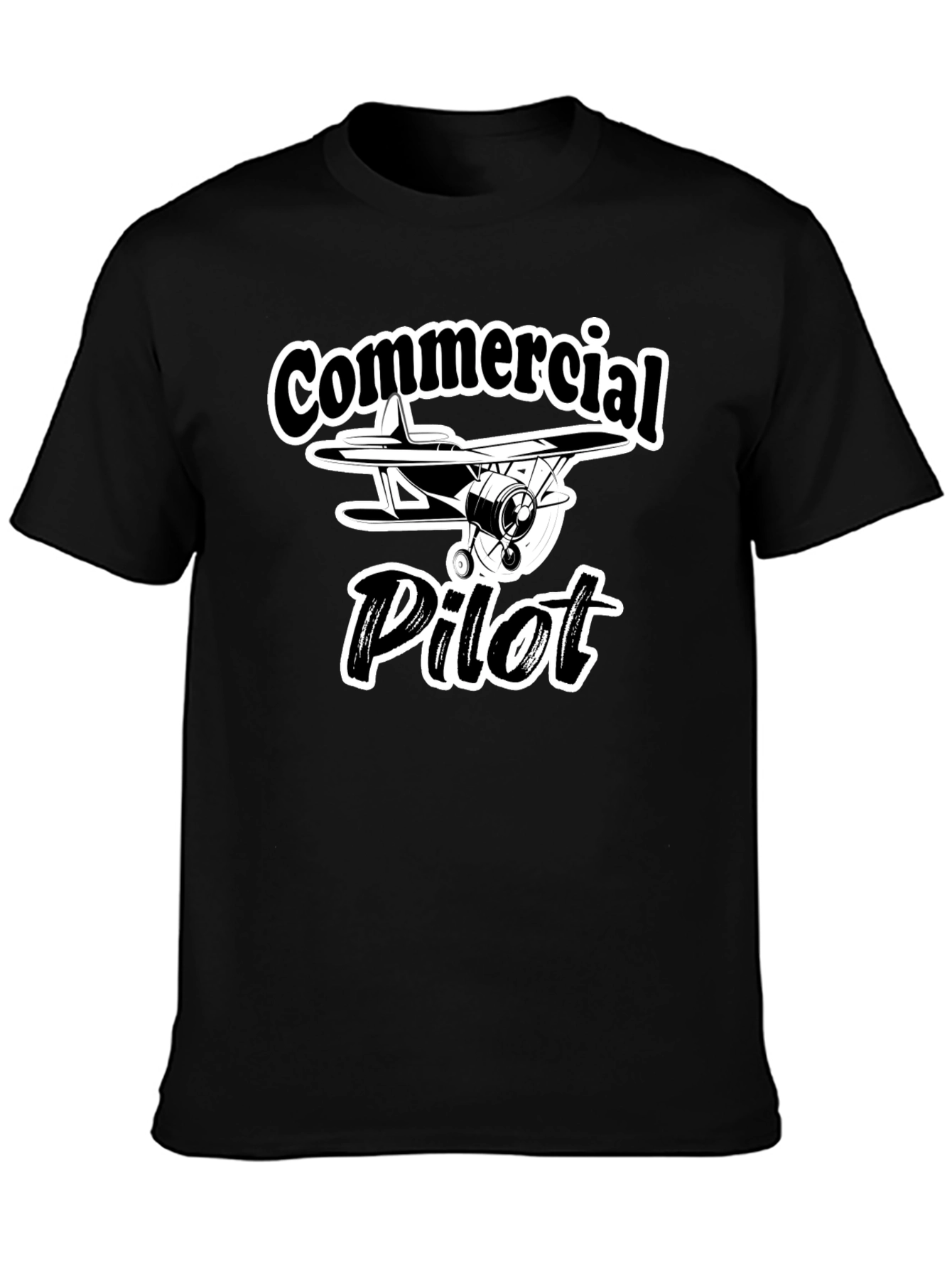 Commercial Pilot T-Shirt - Airplane Design