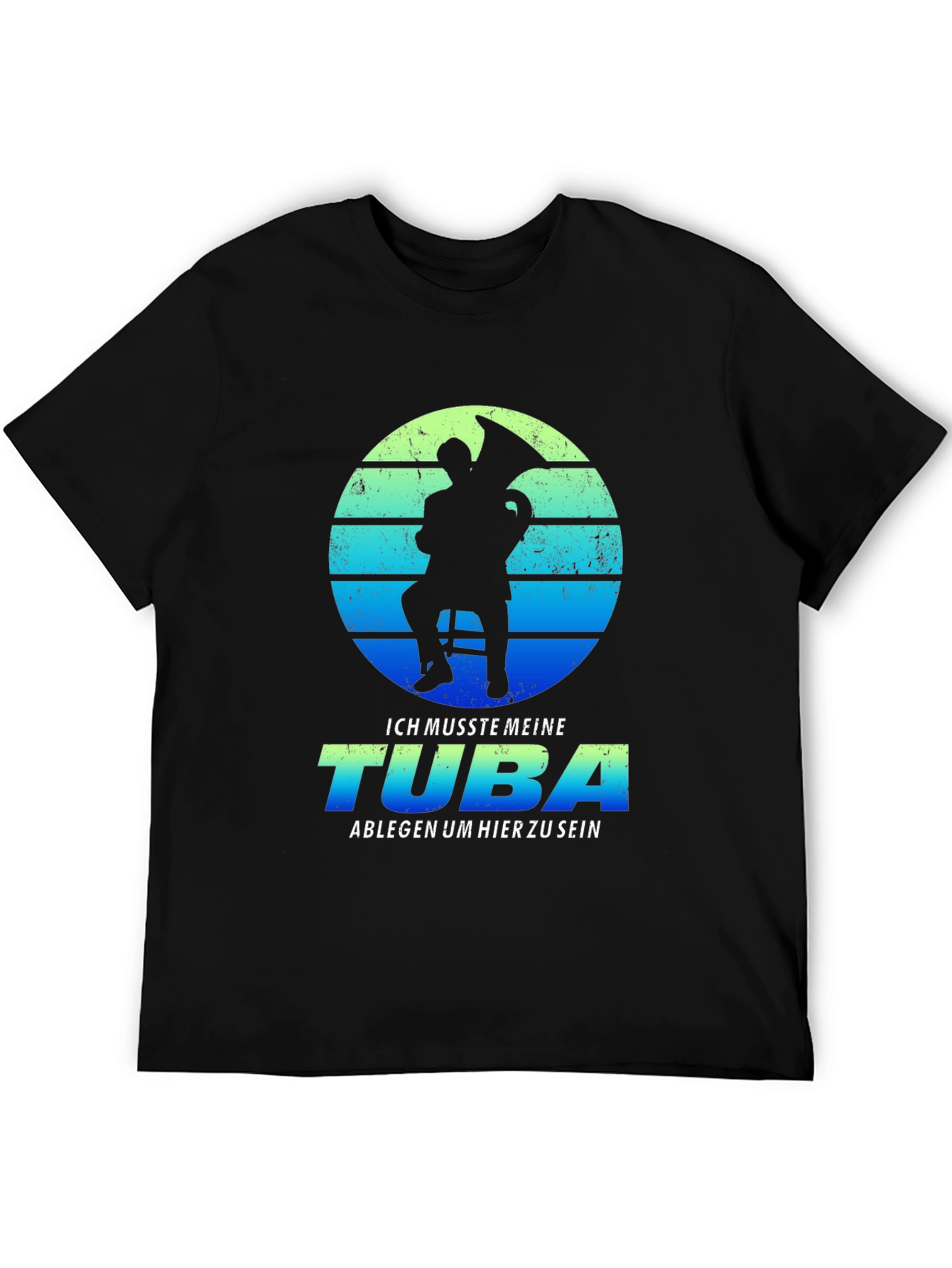 Tuba Player Graphic Tee - Musician Humor Shirt
