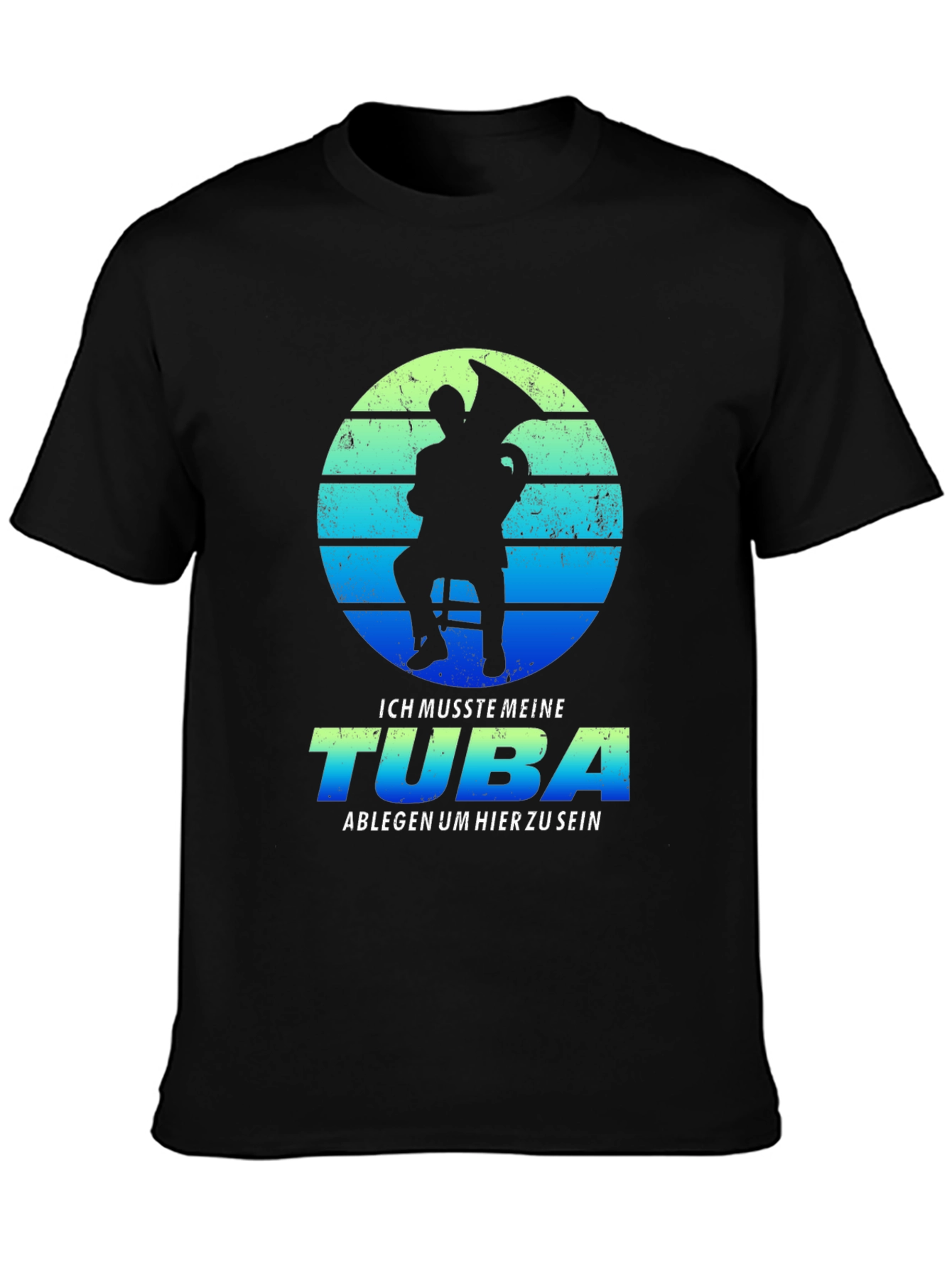 Tuba Player Graphic Tee - Musician Humor Shirt