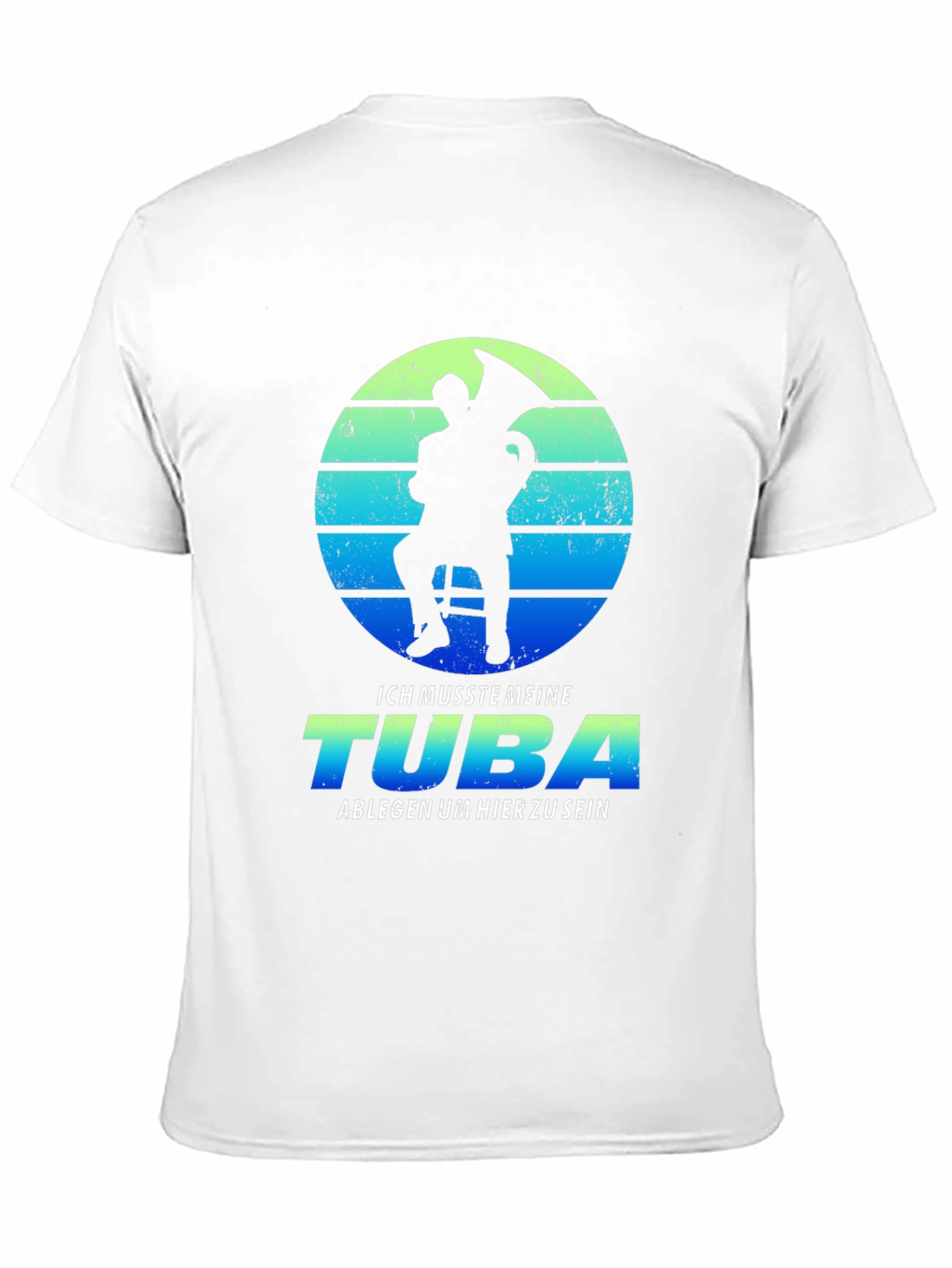 Tuba Player Graphic Tee - Musician Humor Shirt